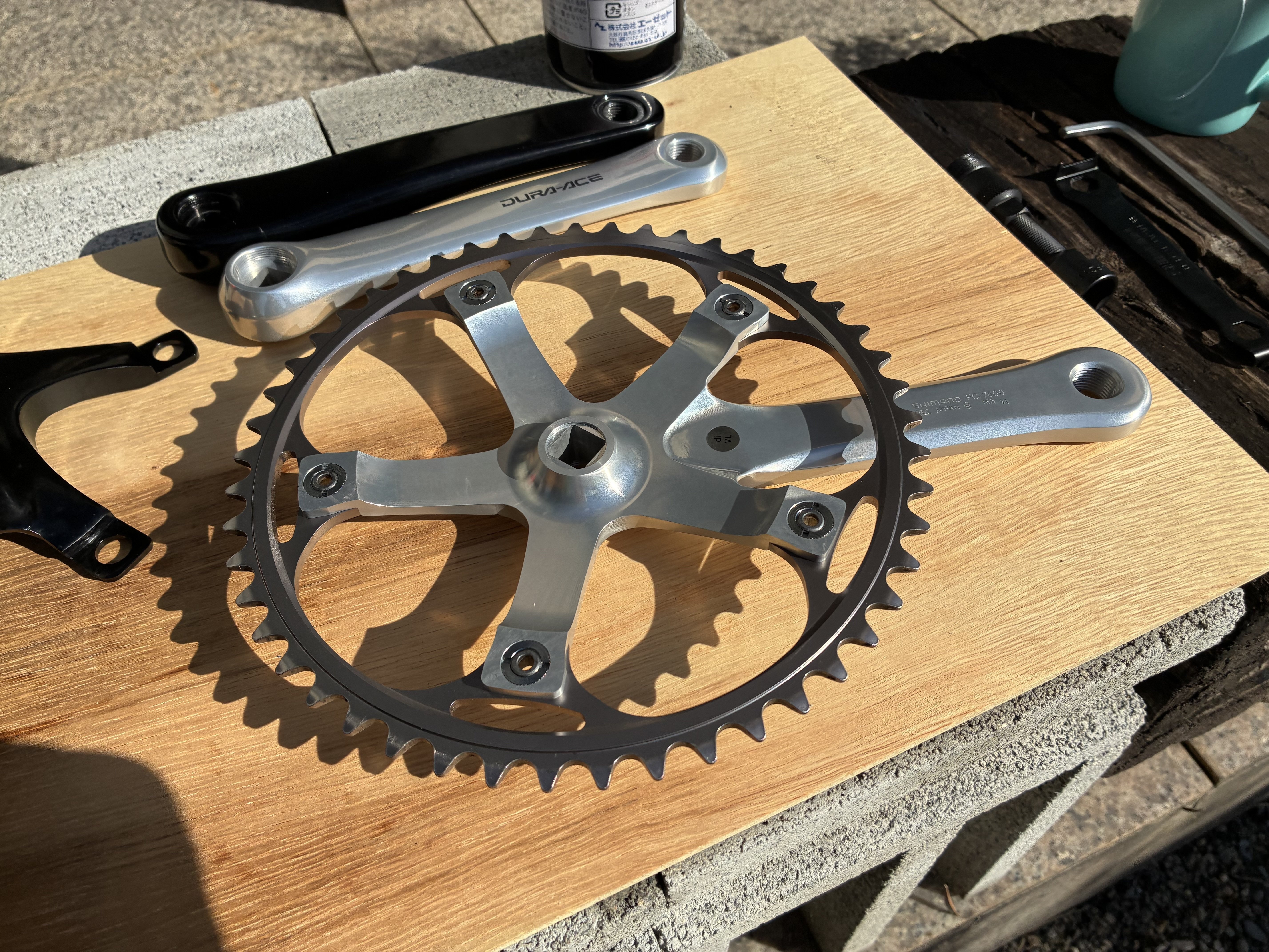 DURA-ACE クランク FC7600 47T DURA-ACE クランク FC7600 47T SHIMANO デュラエース FC-7600 167.5mm