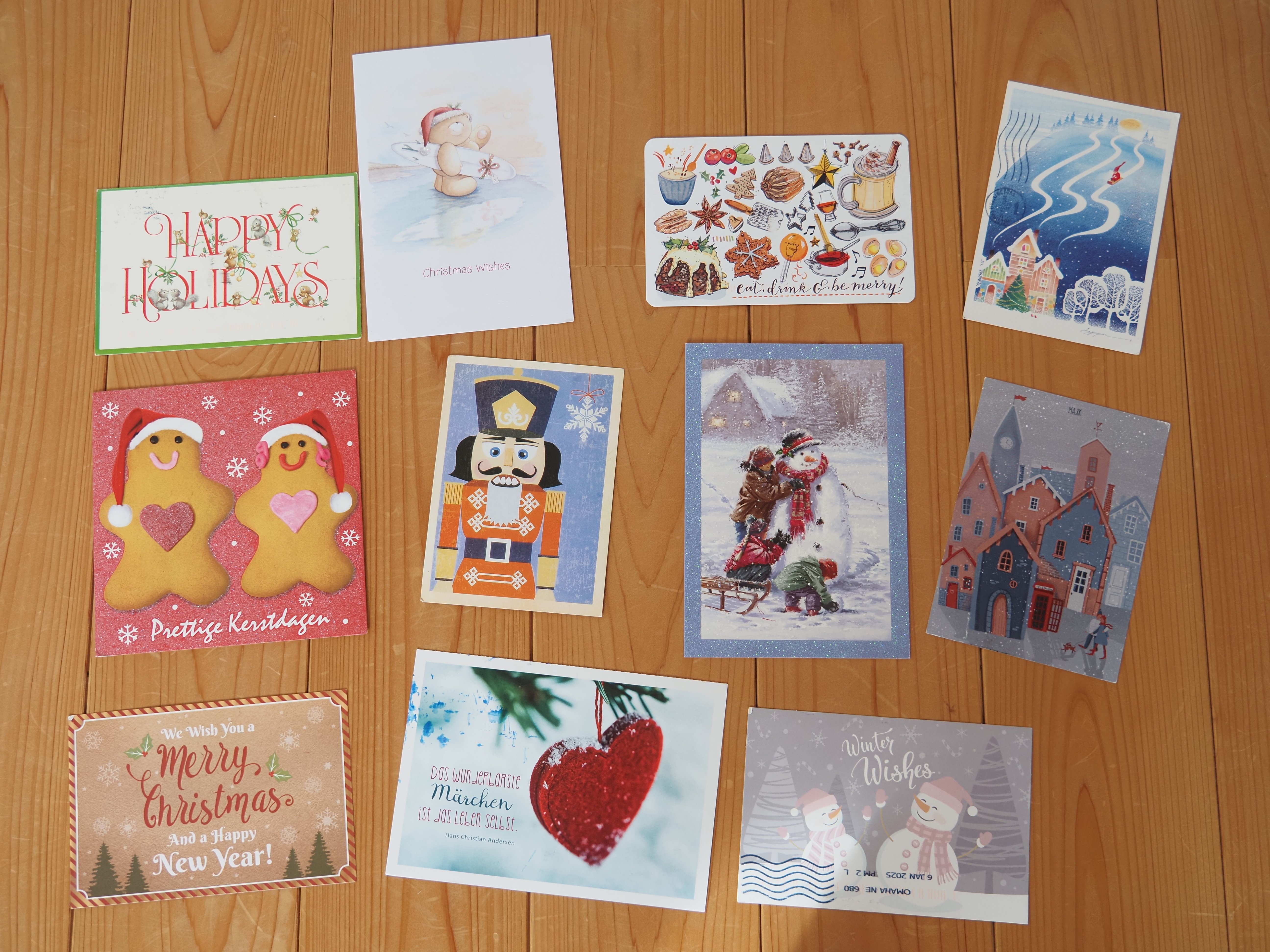 ①見知らぬ20人にクリスマスカードを送る｜猫島みい子