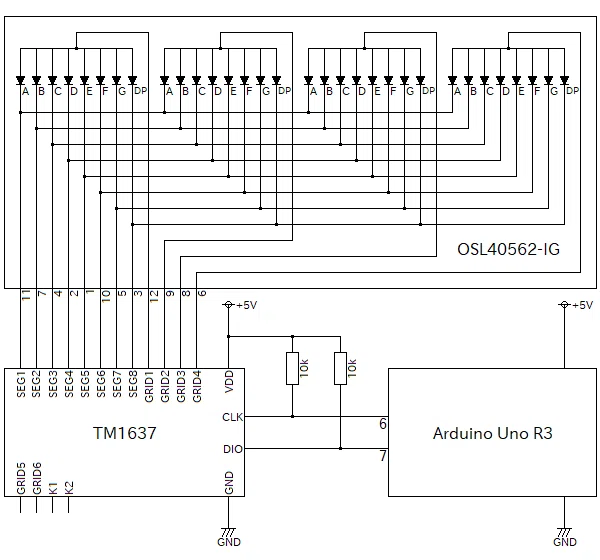 Seeed XIAO RP2040でTM1637を制御するのにちょっと苦戦した話｜逐電吉之介