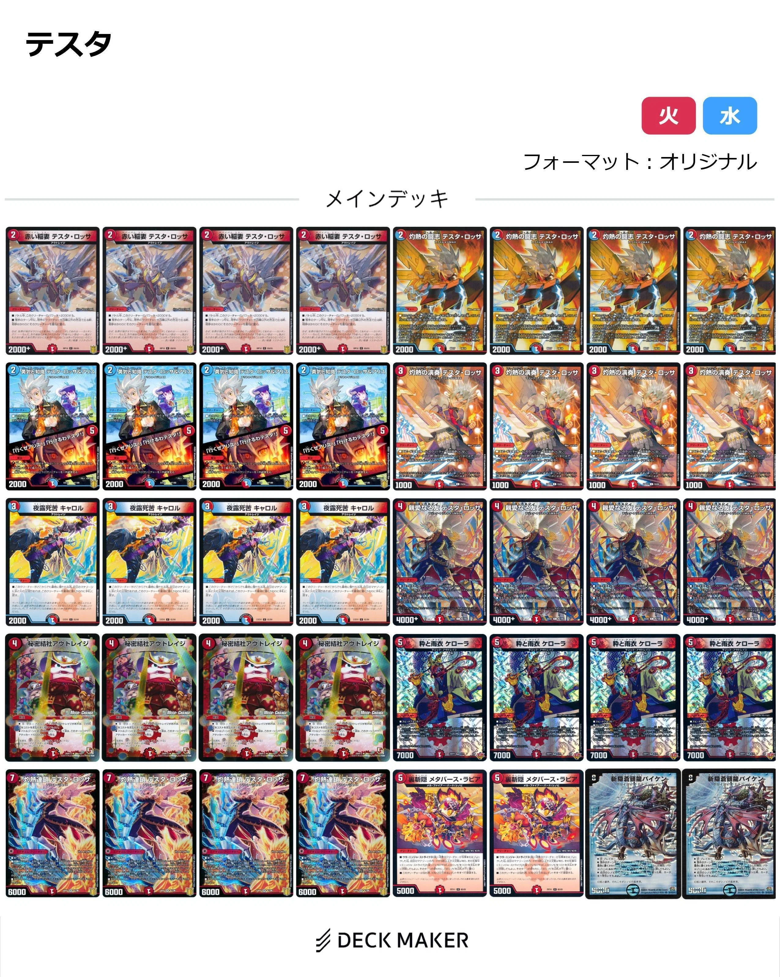 デュエキングW】新弾クソデッキ発表会W【全文無料】｜◇帽子