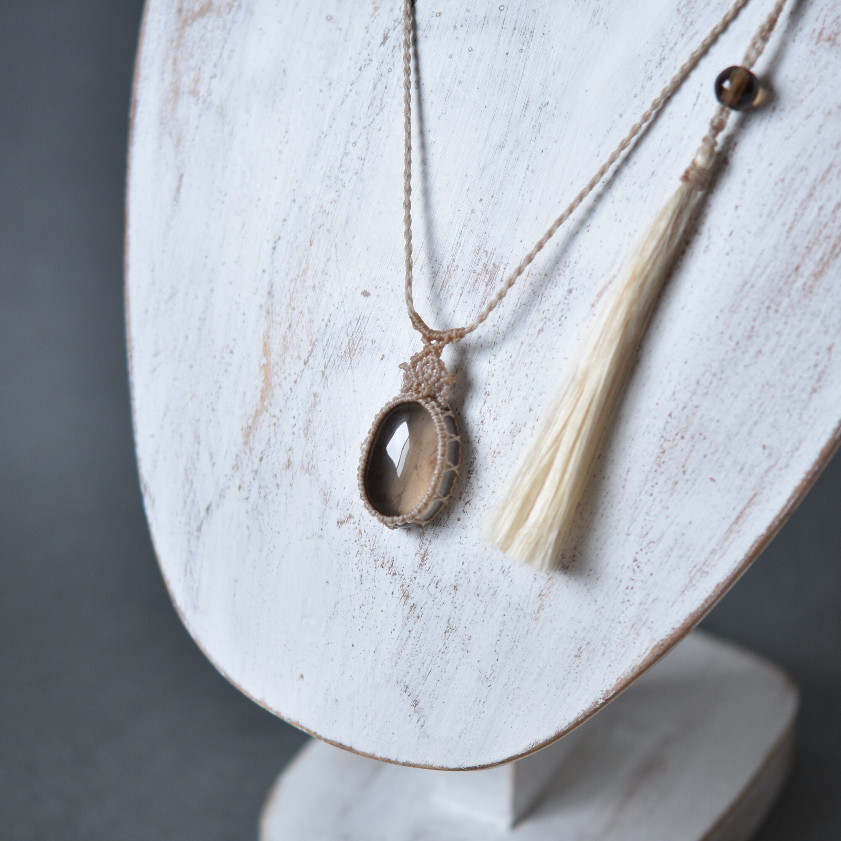 精麻のマクラメネックレス4点ご紹介＊｜－t e n－