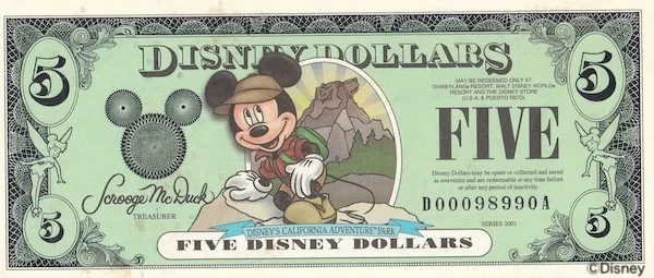 ディズニーダラー 0 taka 10ドル札 wdw購入品 2026年最新Yahoo