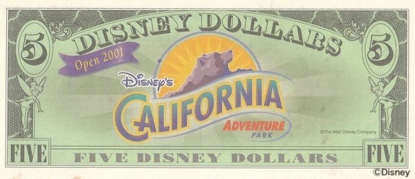 ディズニーダラー　カリフォルニア ディズニーダラー DISNEY DOLLARS コレクション カリフォルニア