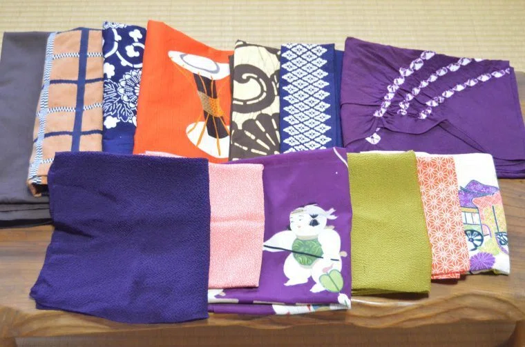 昭和中期ごろのたくさんの風呂敷