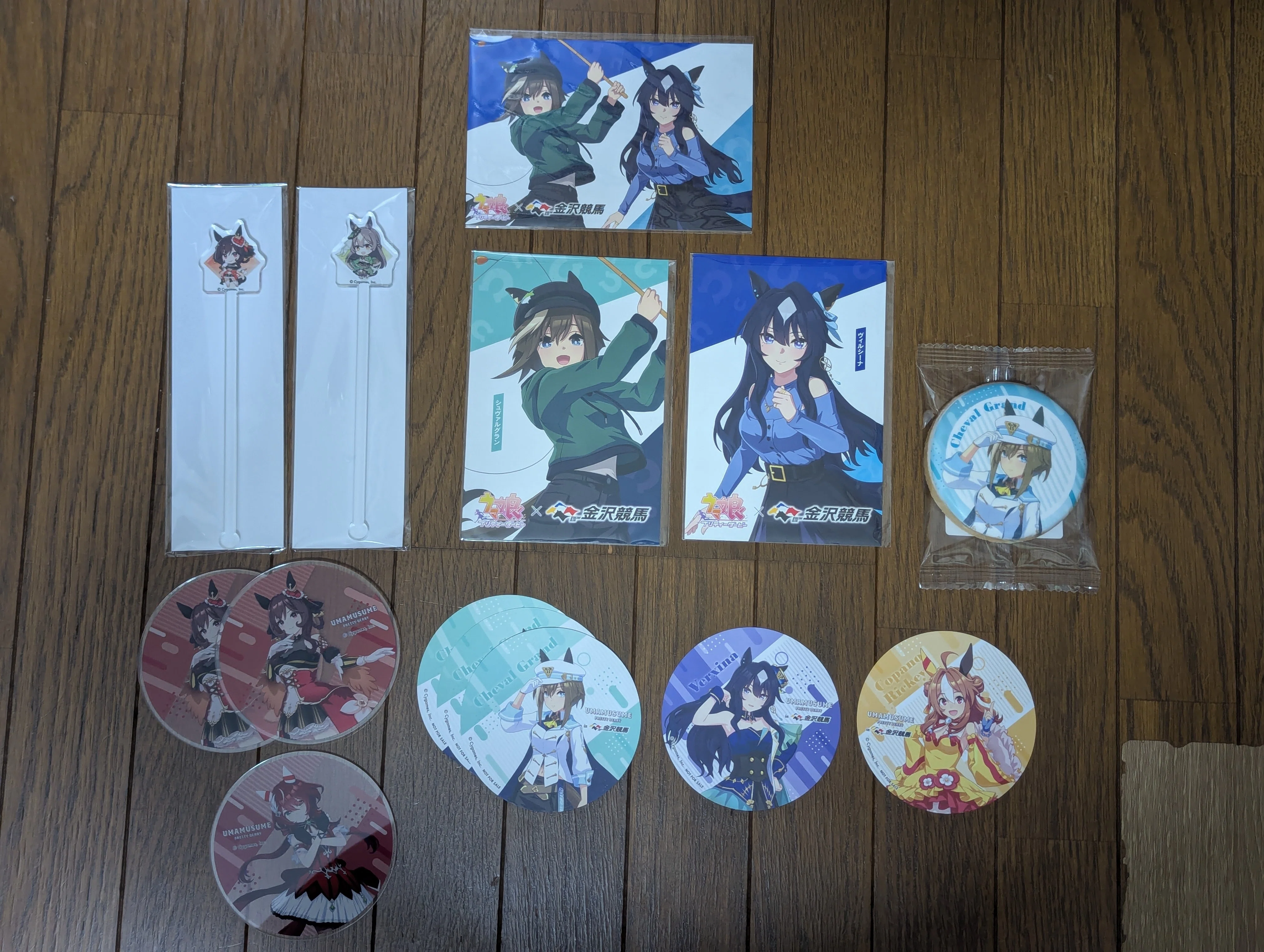 【まとめセット】ウマ娘　アクリル・特典コースター　金沢競馬場コラボ2025　全種 金沢競馬場ウマ娘コラボ｜A.o