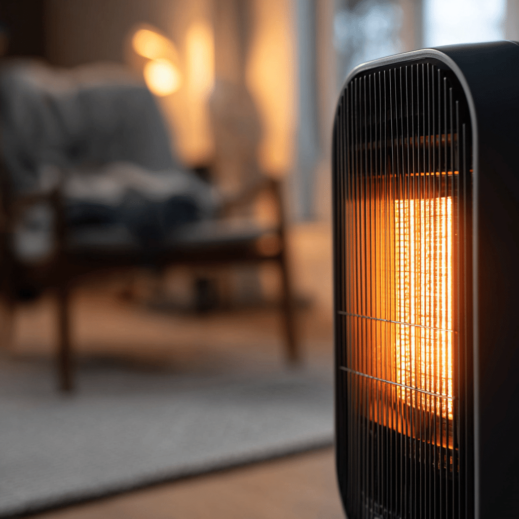 オール電化で使用していた各部屋の暖房器具 セラミックヒーター | ハイブリッド加湿暖房 - 心ときめく生活雑貨