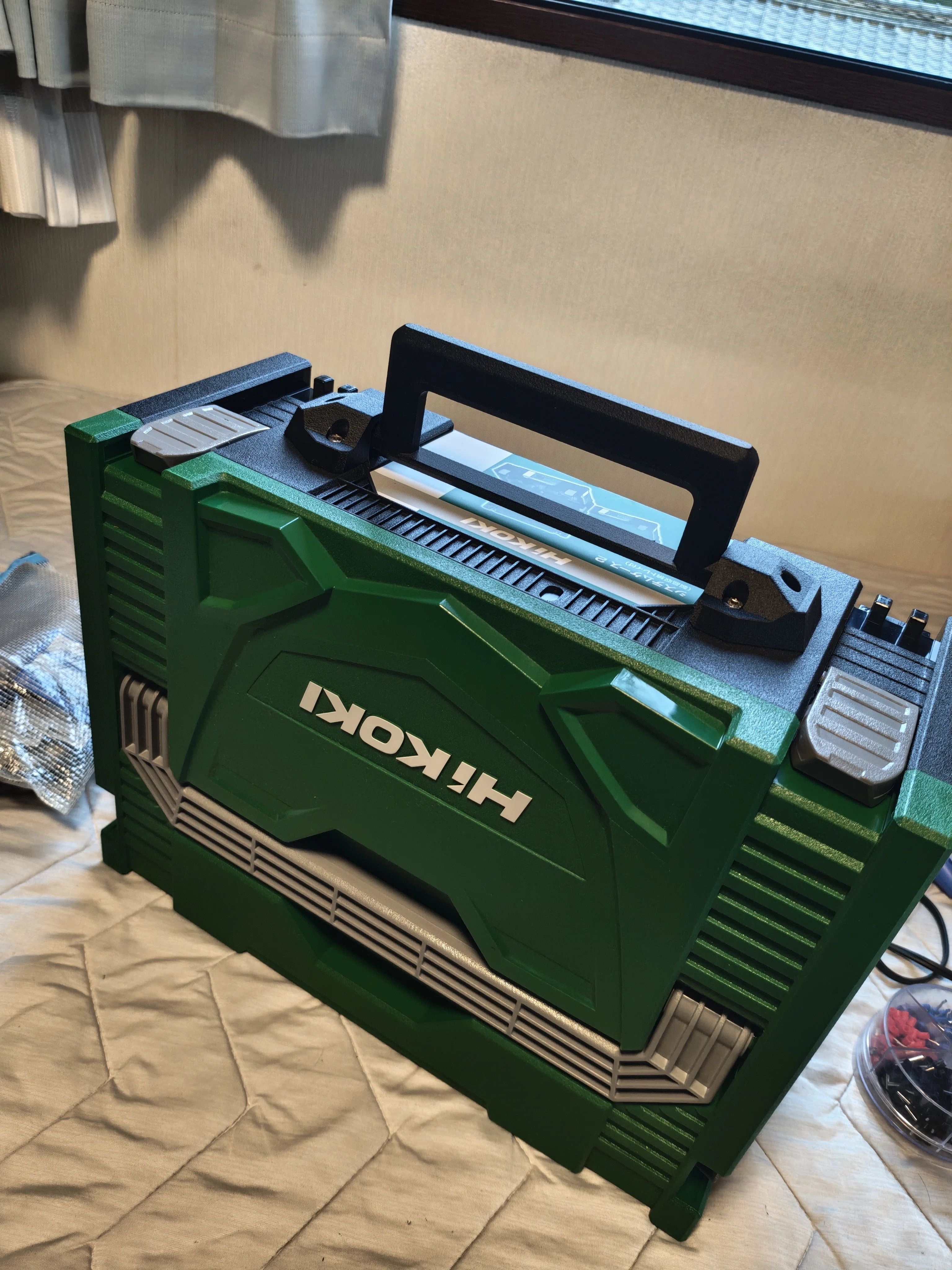 HiKOKIシステムケースにフロントハンドルを3Dプリンターで作成｜あざざざ