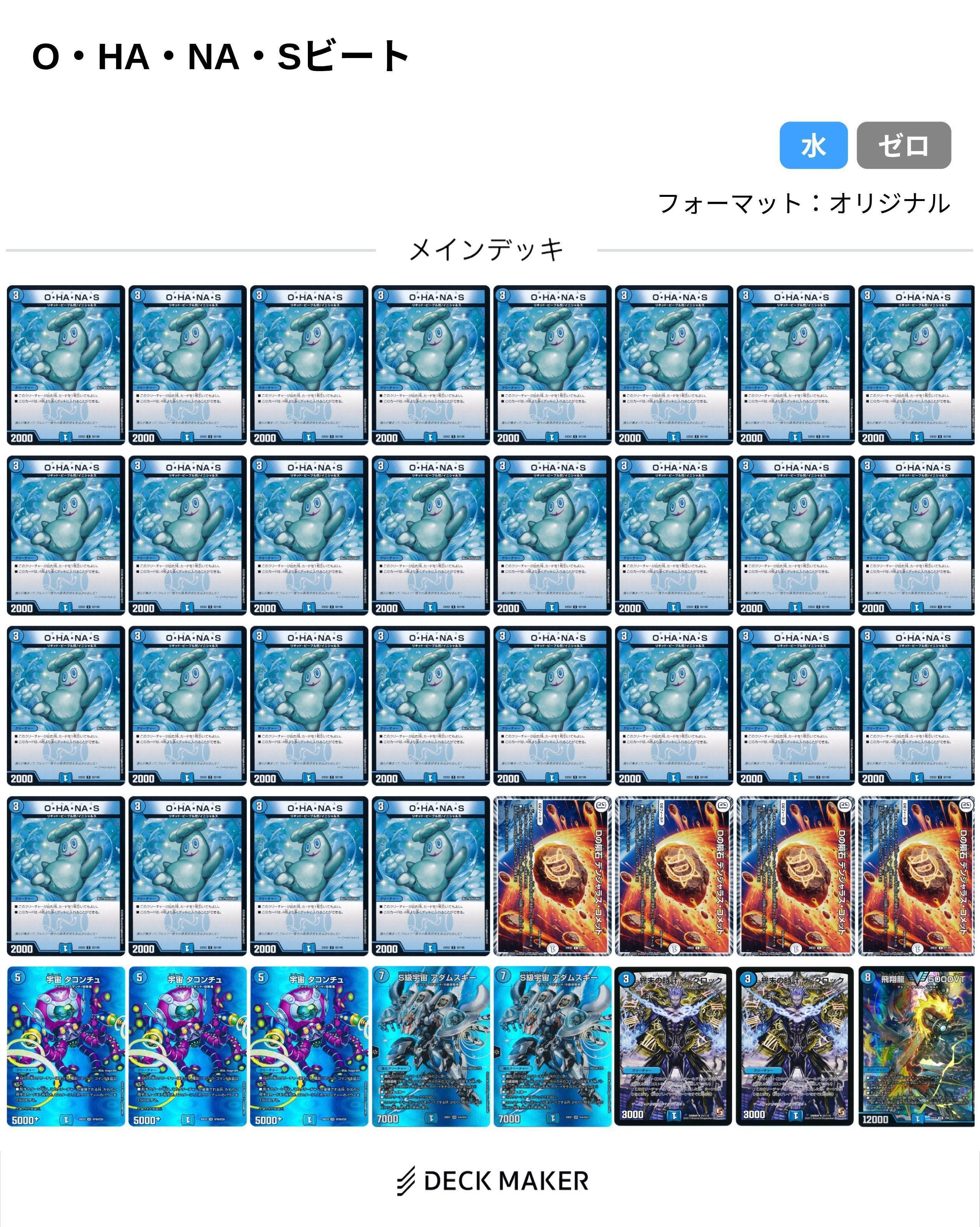 O・HA・NA・Sビートは夢がある【クソデッキ紹介】｜magical?