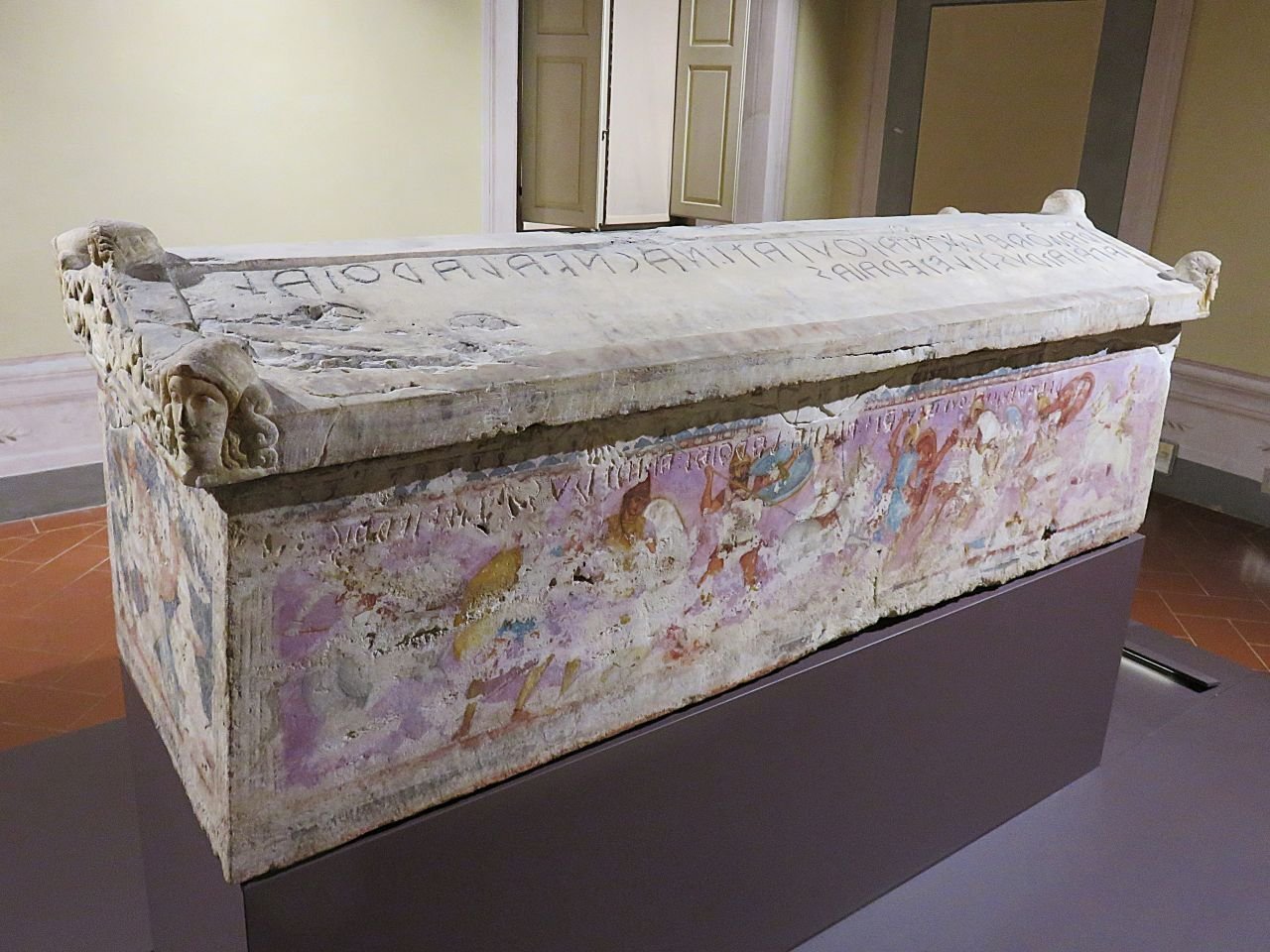 T*A様 ブロンズ 戦士像 女戦士アマゾネス 女戦士アマゾネス ― イタリア古代エトルリア文明の石棺に描かれた勇気