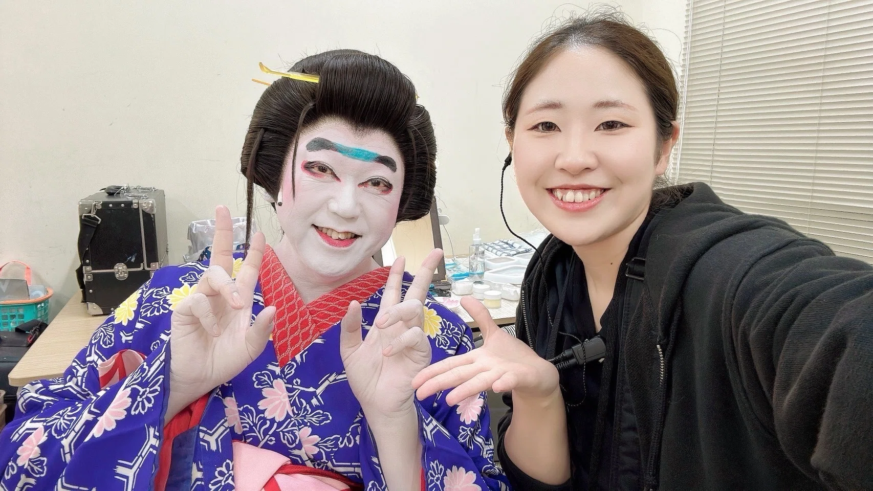 手嶋政夫さんと福島彩菜さんのこと鬼政と鬼彩」名古屋をどりNEO傾奇者
