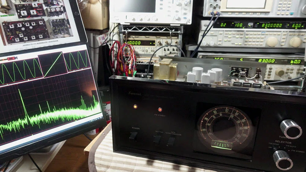 SANSUI TU-777 修理調整記録2｜BLUESS Laboratory