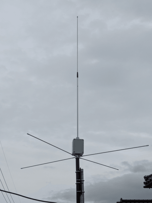 5λ/8GPへの道(6) | アンテナを設置する｜meyon230 | meyon's STUDY