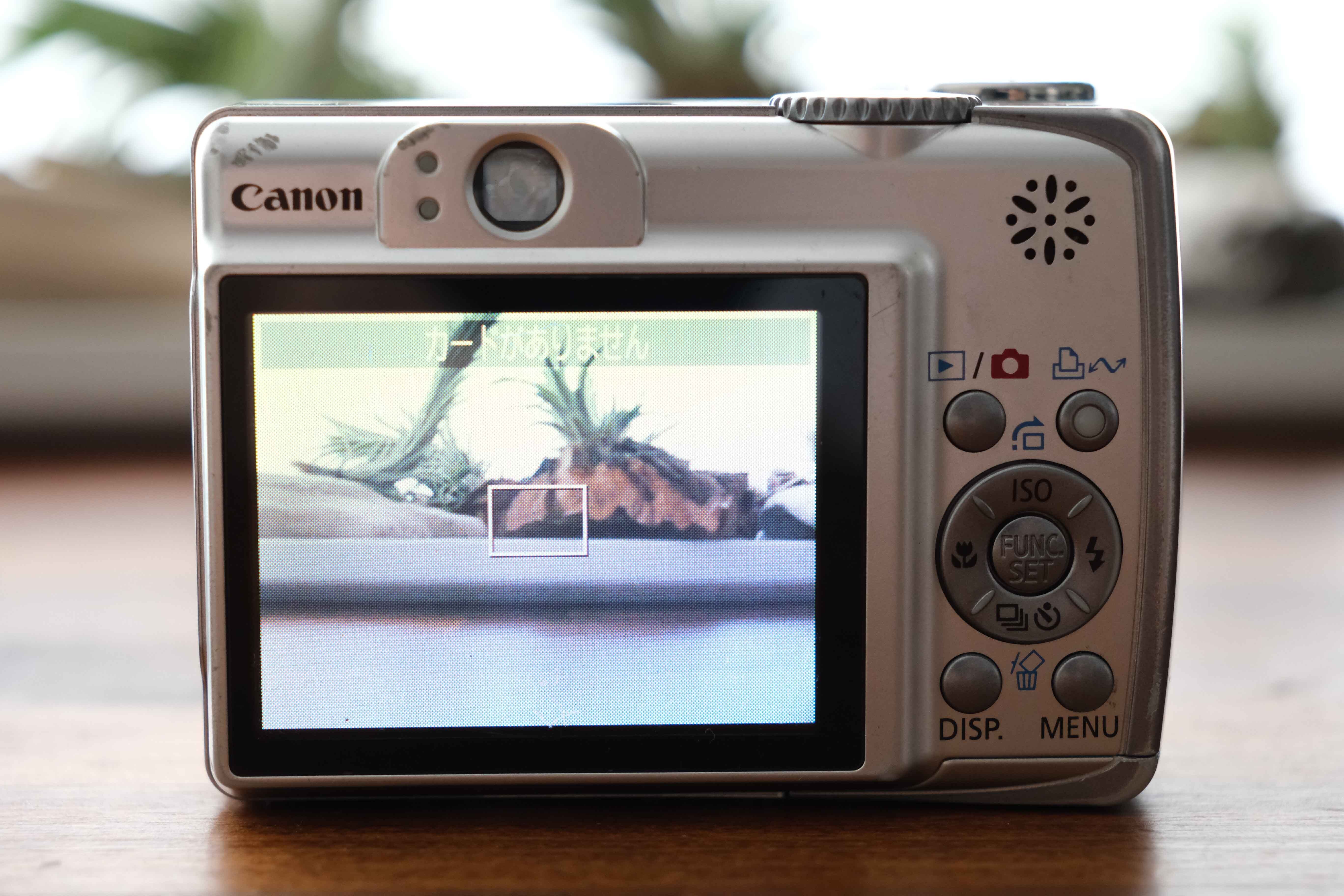 オールドコンデジの世界】Canon PowerShot A560 ・グリップが