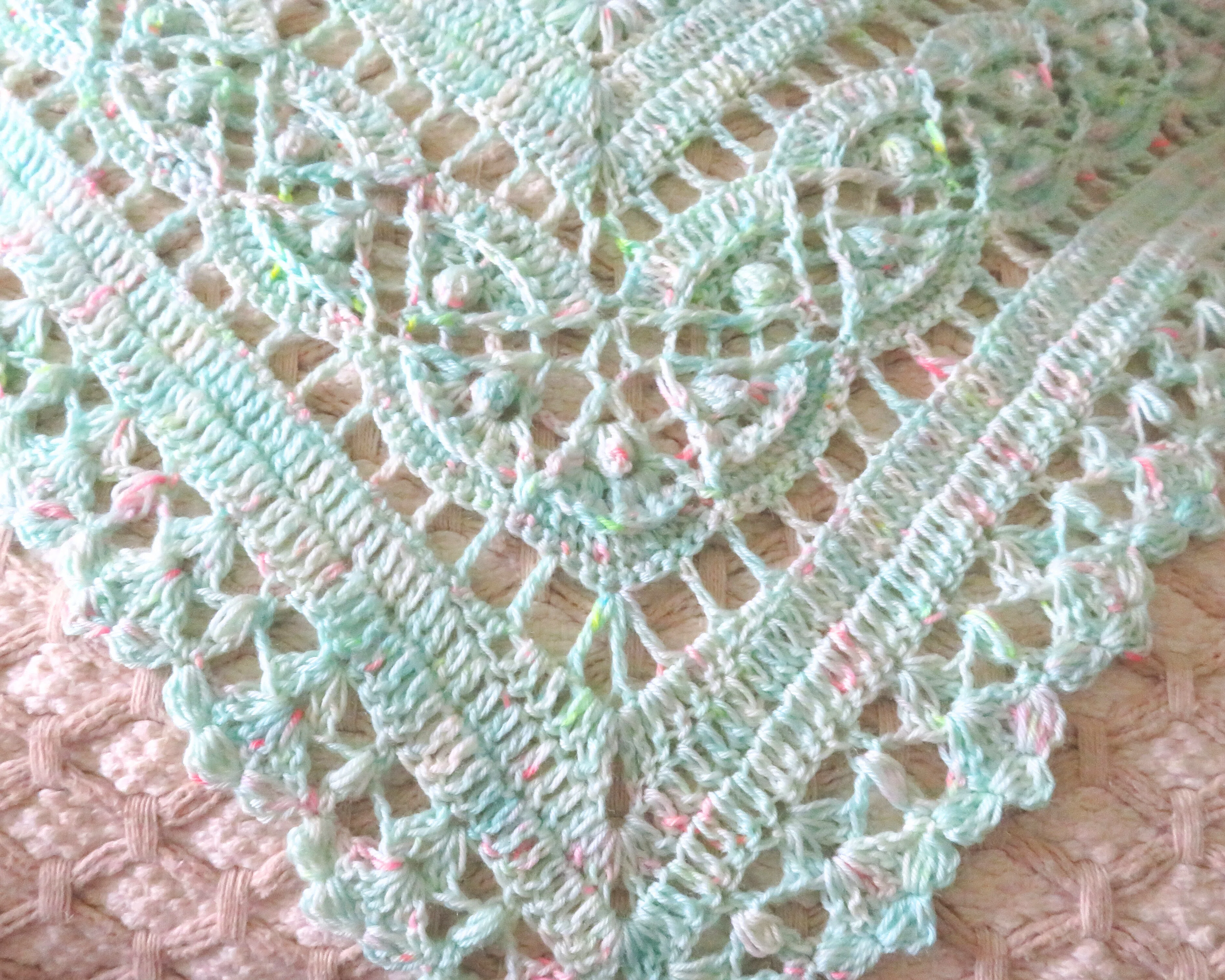 Pattern / Hiroka Shawl｜笠石あき--かぎ針編み・レース編みの編み図
