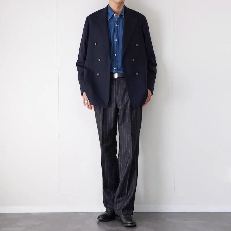 24AW MAATEE&SONS フル毛芯 ダブルジャケット MAATEE&SONSの“今着たいクラシック”――フル毛芯ダブルジャケット