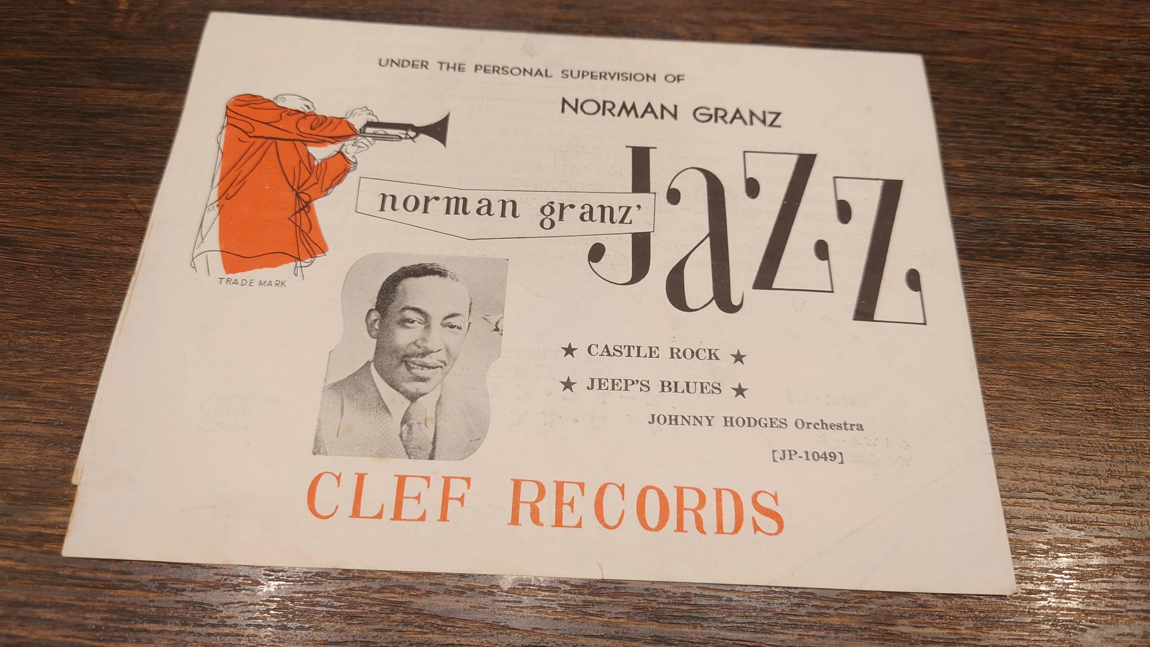 7-inch Record Specialty Shop Notes 1151: Johnny Hodges｜タカヤマ