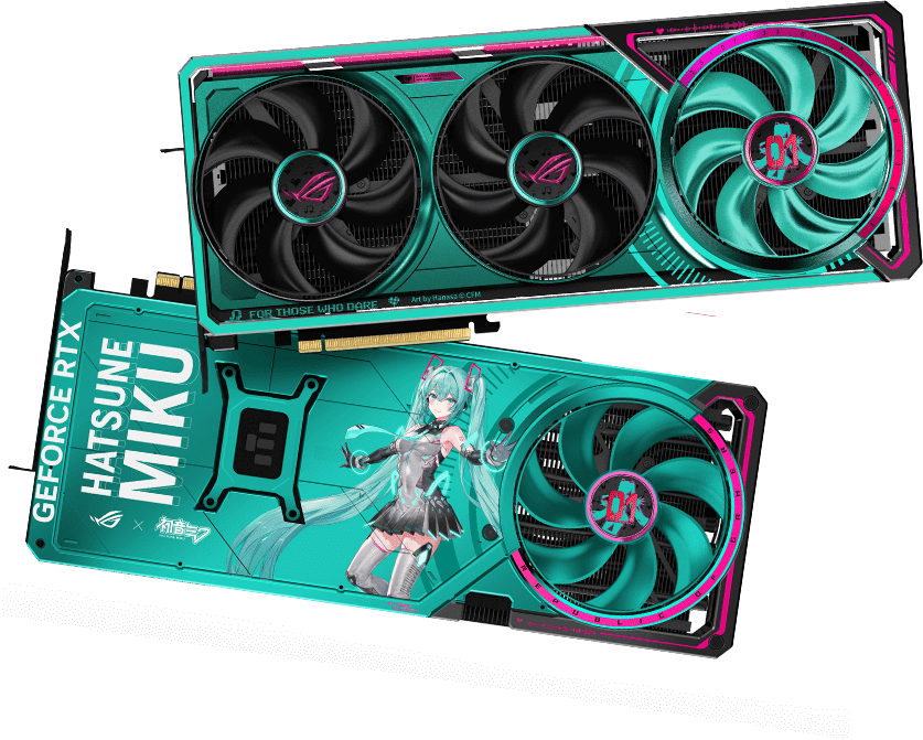初音ミク ASUS ROGコラボ RTX5080 付属 クッション ROG×初音ミク』の