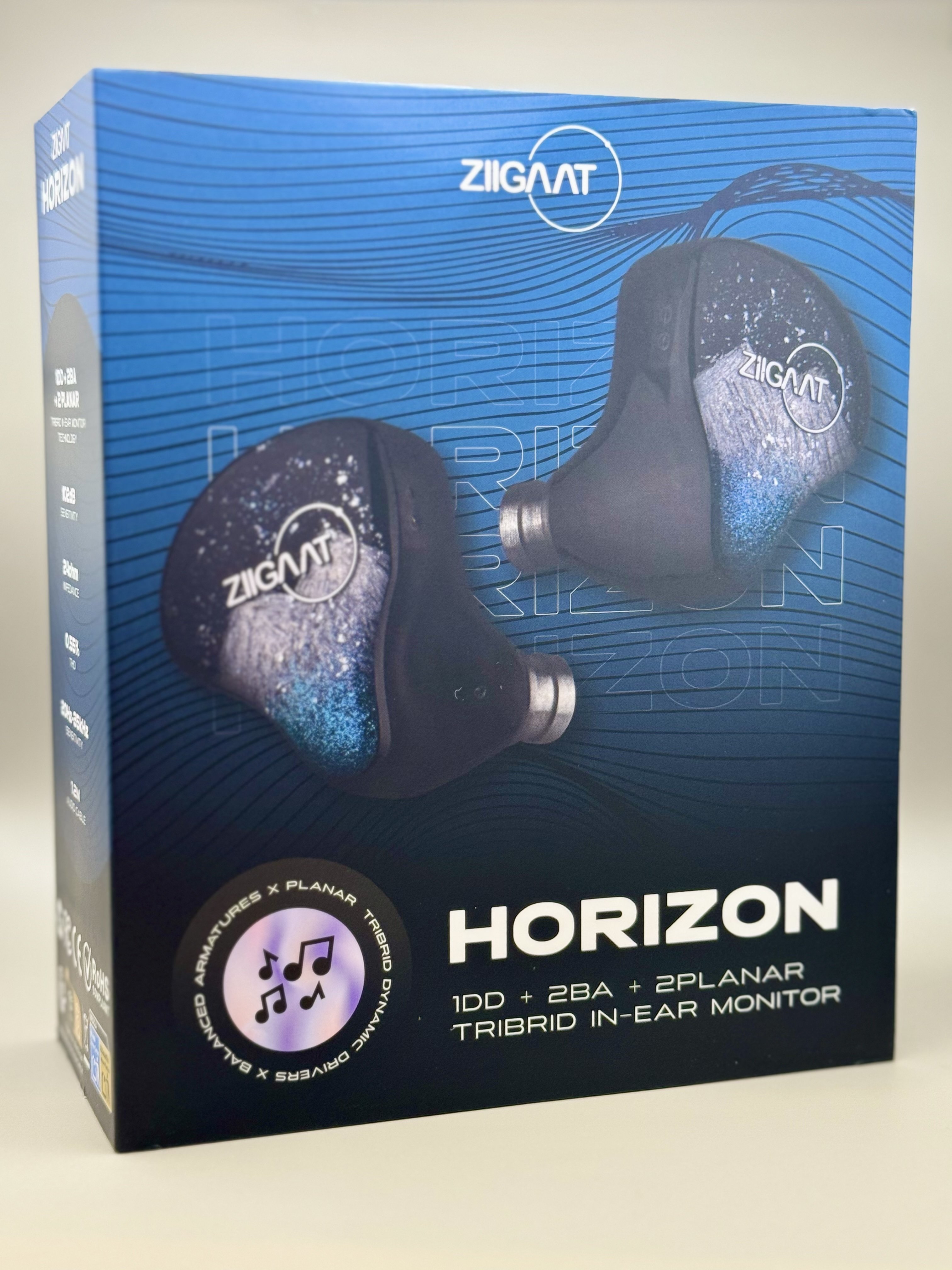 Linsoul ZiiGaat Horizon インイヤーモニター 1DD＋2BA＋2プラナー搭載
