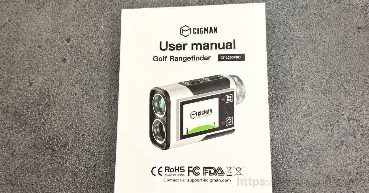 初めての距離計はこれ‼コスパ最強CIGMAN Golf Rangefinder CT-1200 Pro