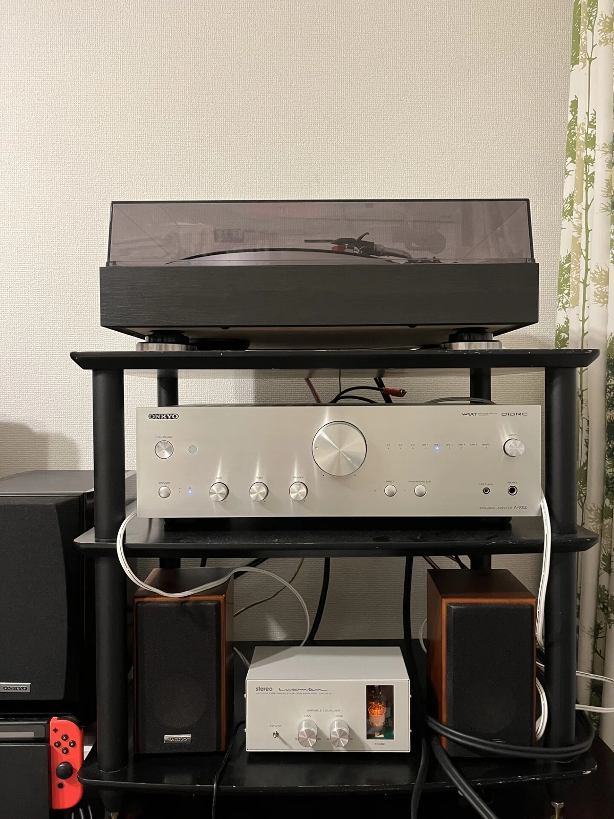 オーディオ】Onkyo A-9050 vs Luxman LXV-OT10：?付録の真空管フォノ 