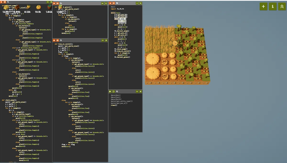 Learn Python Farming Game Pythonを学ぶならゲームで理解を深める。『農家はリプレイスされました()』|ch_bass
