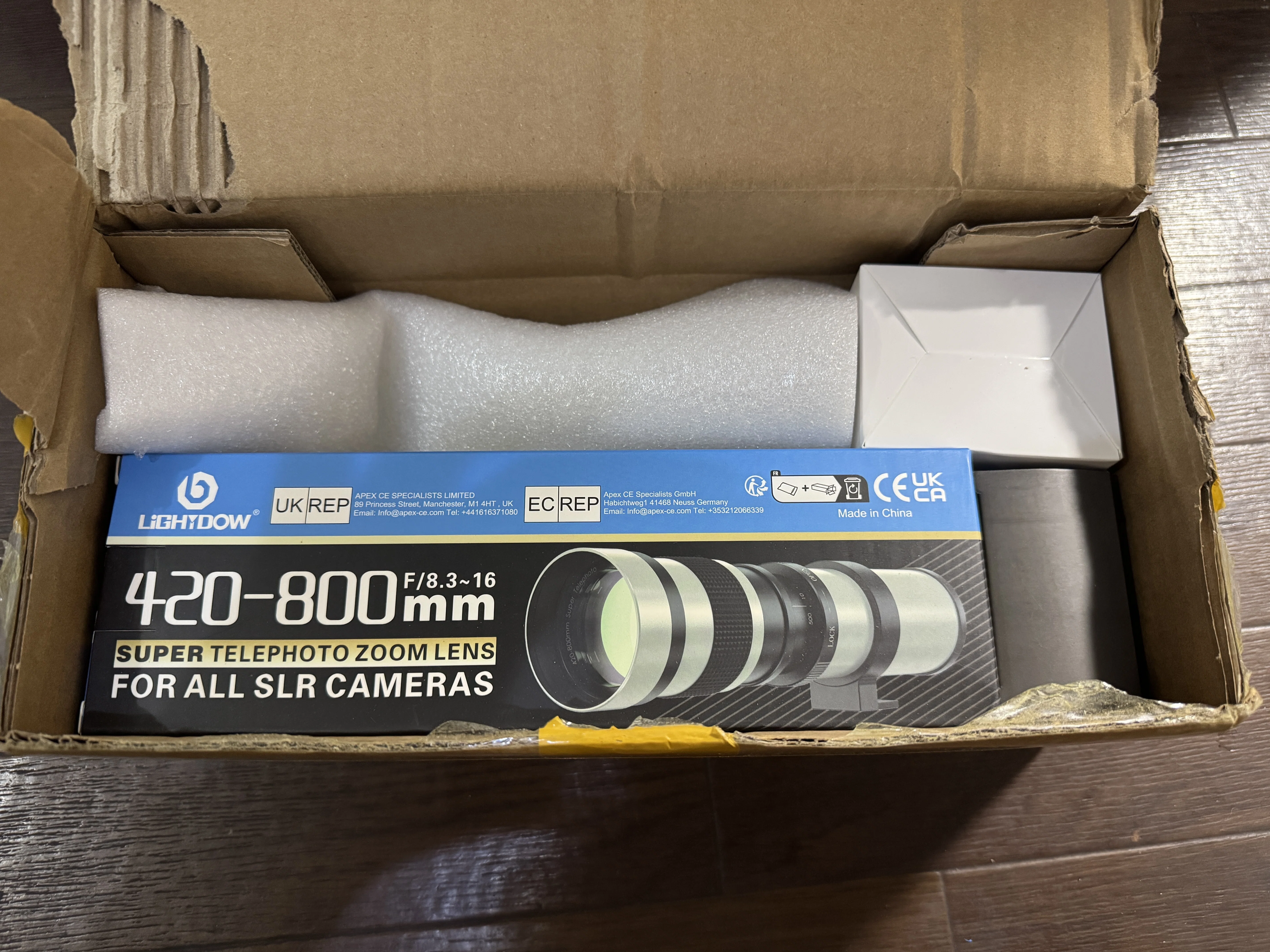 シェフの気まぐれ謎の超望遠レンズ（Lightdow 420mm~1600mm）レビュー