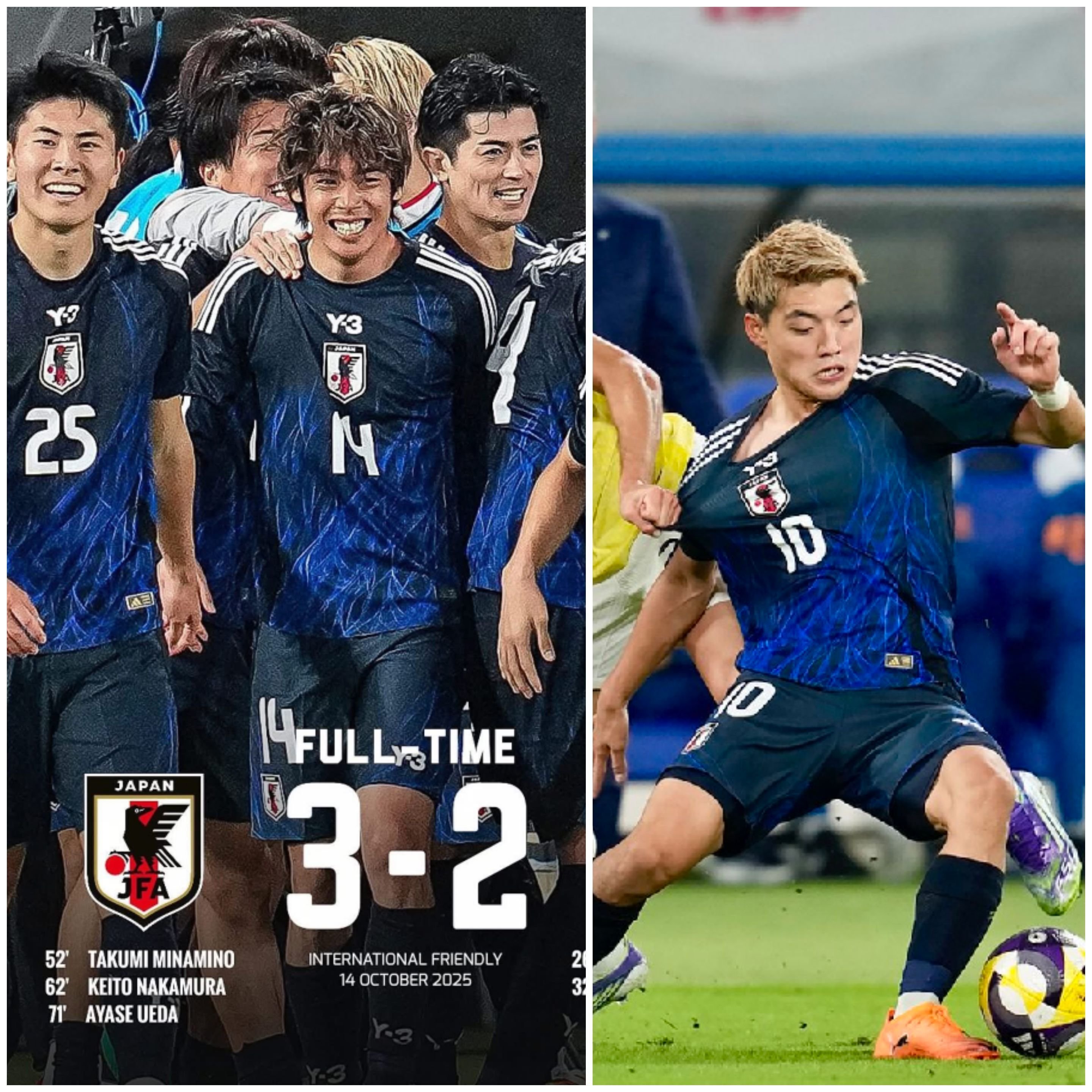 SAMURAI BLUE マフラー 2025年10月14日日本代表vsブラジル
