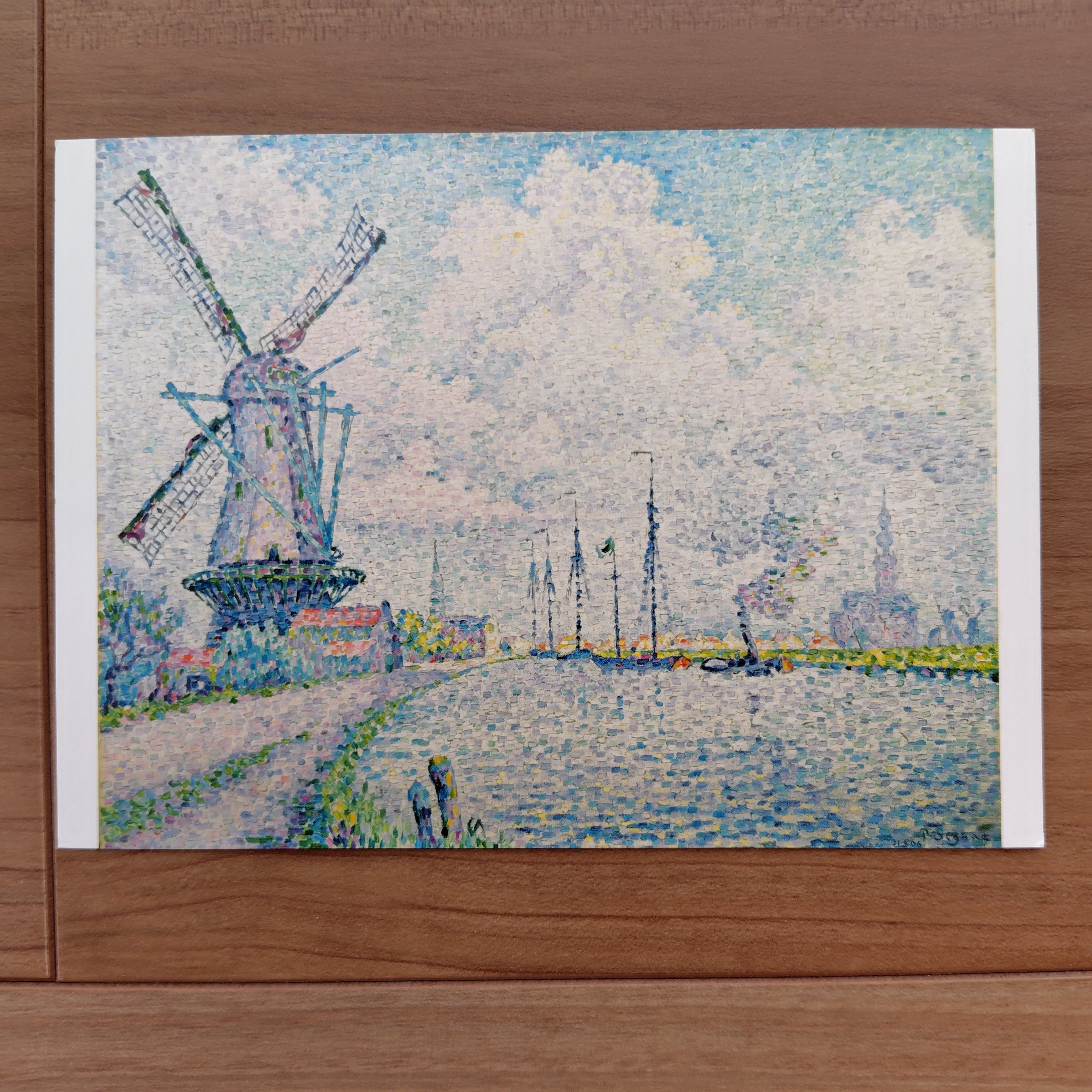 優しさを運ぶシニャックの絵｜森うさぎ