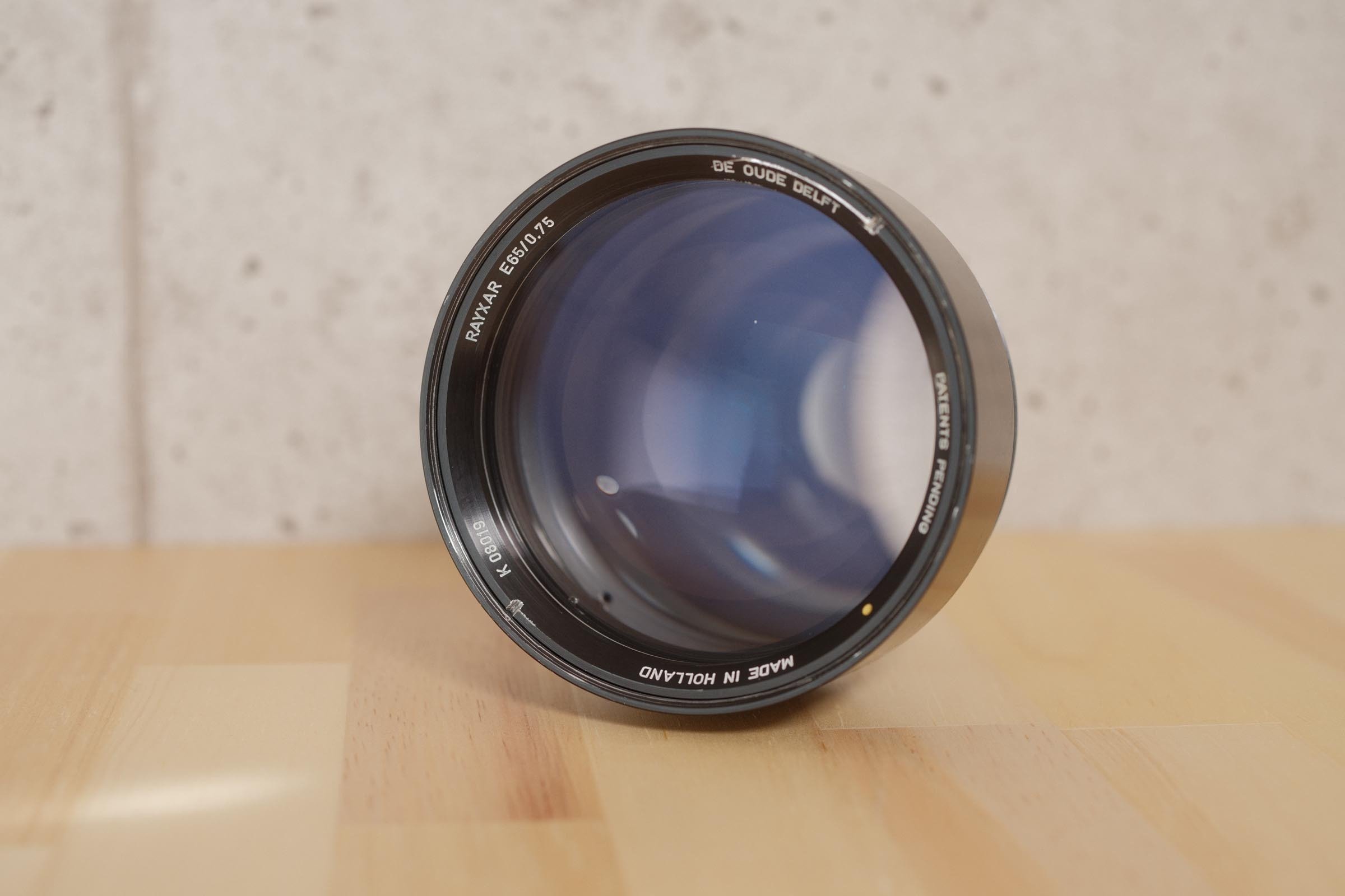 産業用大口径レンズレビュー：De Oude Delft CinelixとRayxar 65mm F0