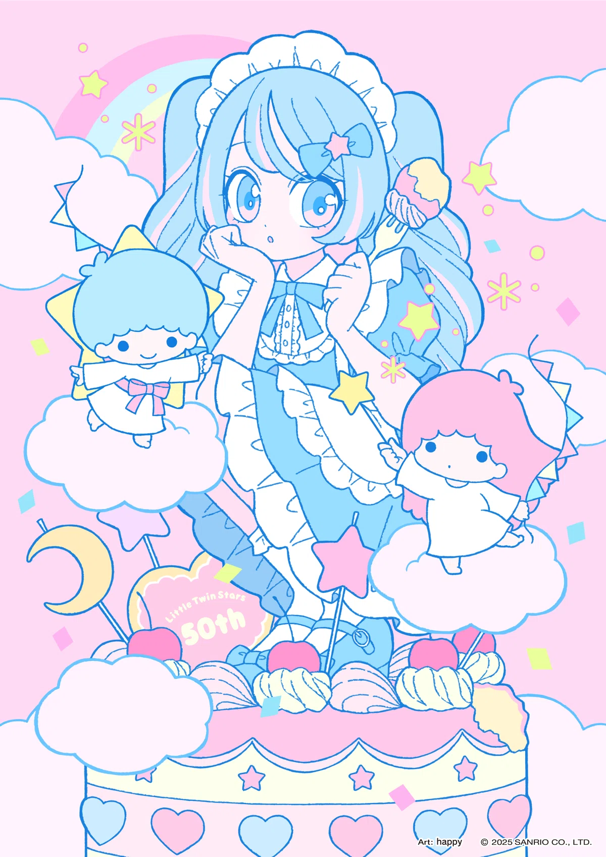 50周年記念🌟キキ&ララ×Charaforio コラボイラストまとめ｜Charaforio公式