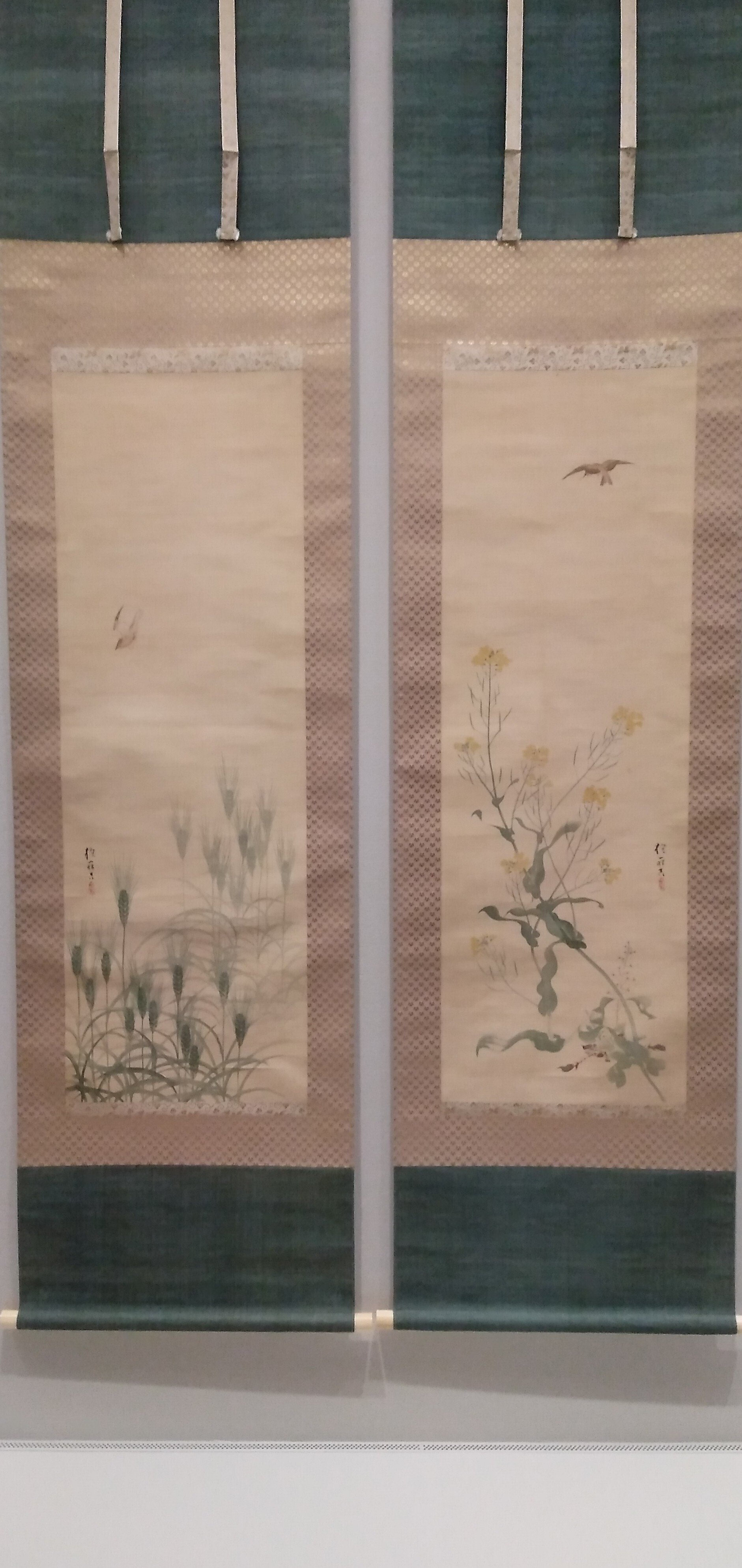 麦穂菜花図（ばくすいさいかず）」酒井抱一 静嘉堂文庫美術館（丸の内