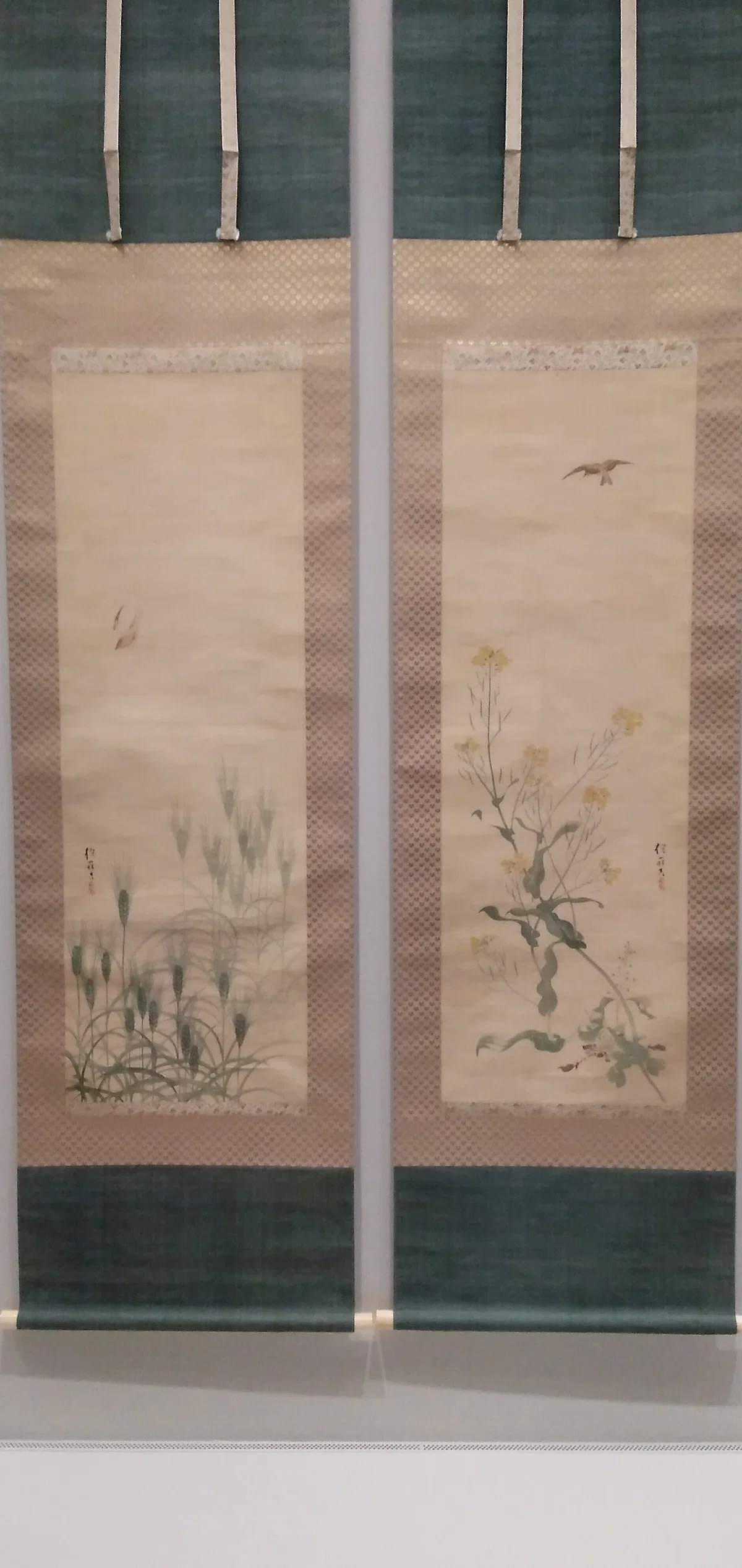 麦穂菜花図（ばくすいさいかず）」酒井抱一 静嘉堂文庫美術館（丸の内 