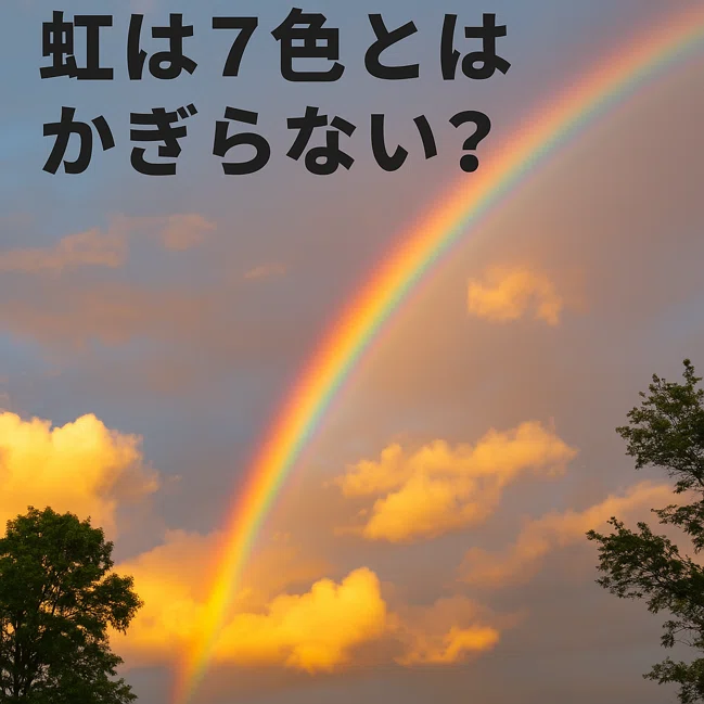 55. 「虹は7色」とは限らない？ ～JIBANNOTE｜JIBANNET