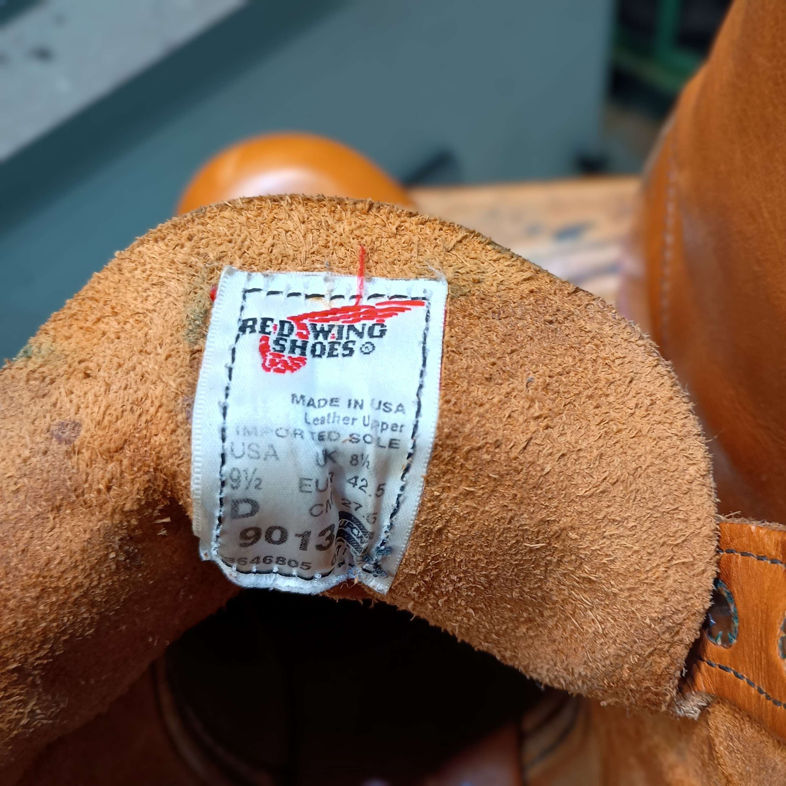 ハーフソール交換】Red Wing Beckman加水分化したハーフソール交換