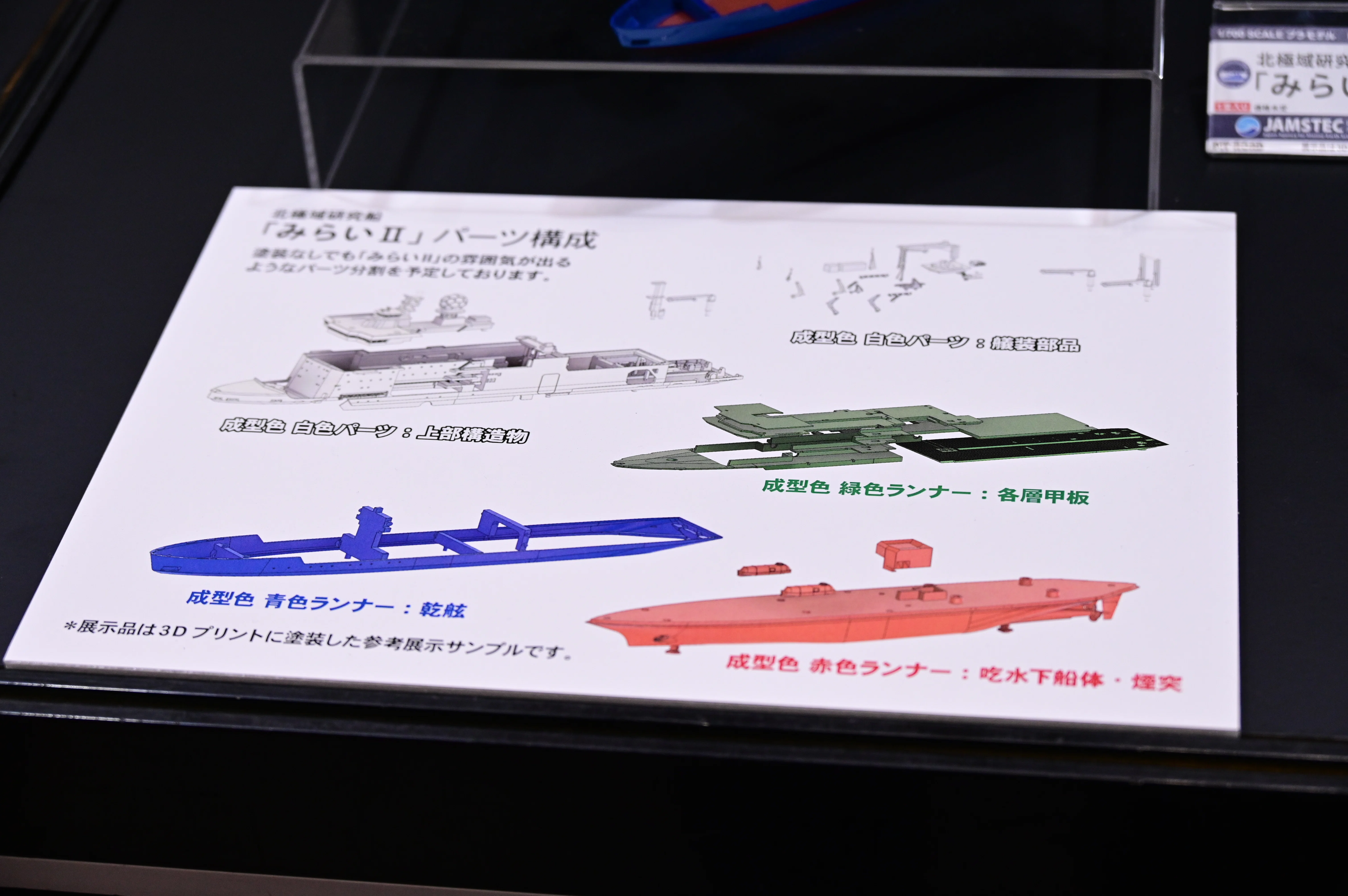 全日本模型ホビーショー】ピットロードの1/700北極域研究船「みらいⅡ
