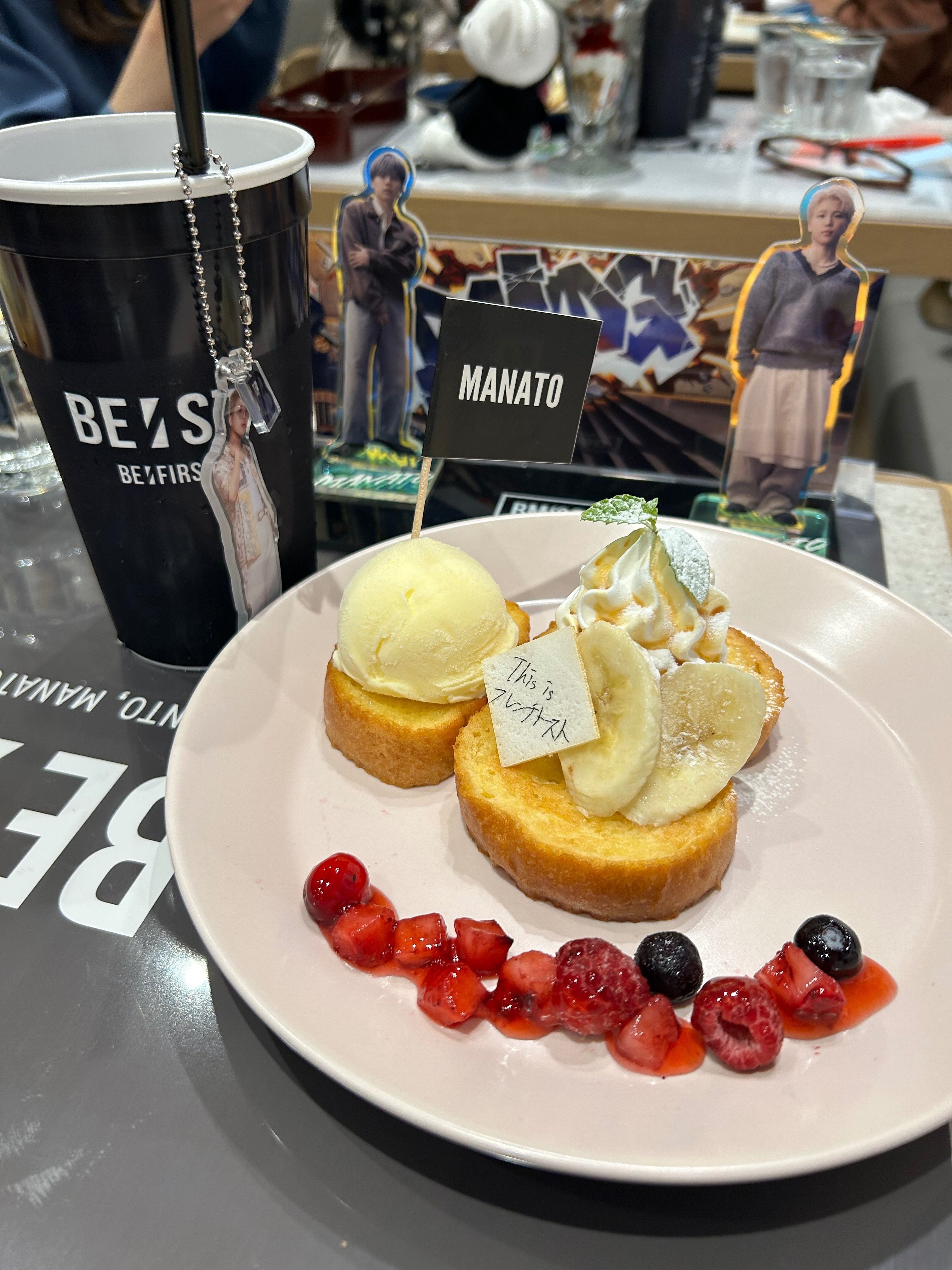 BE:FIRSTコラボカフェへGO！｜チョコフレーク