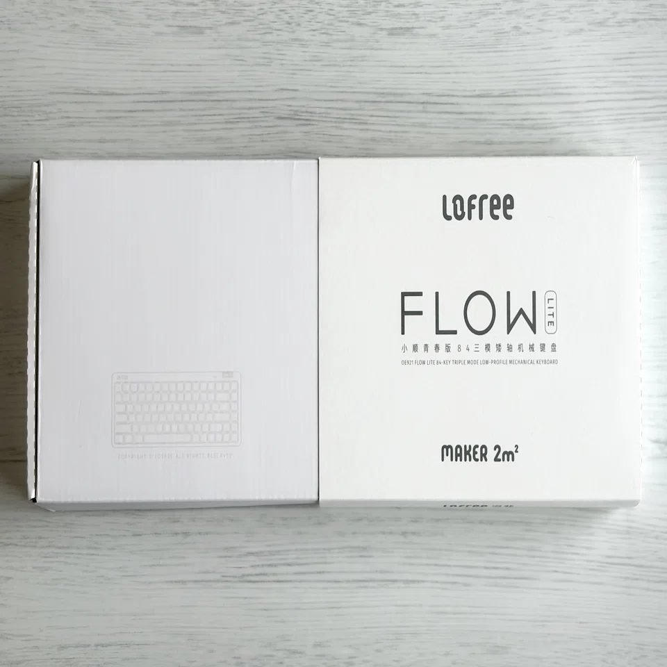 Lofree Flow Lite 84｜ホワイト×Hadesで”雪の上を歩くような雰囲気”を 