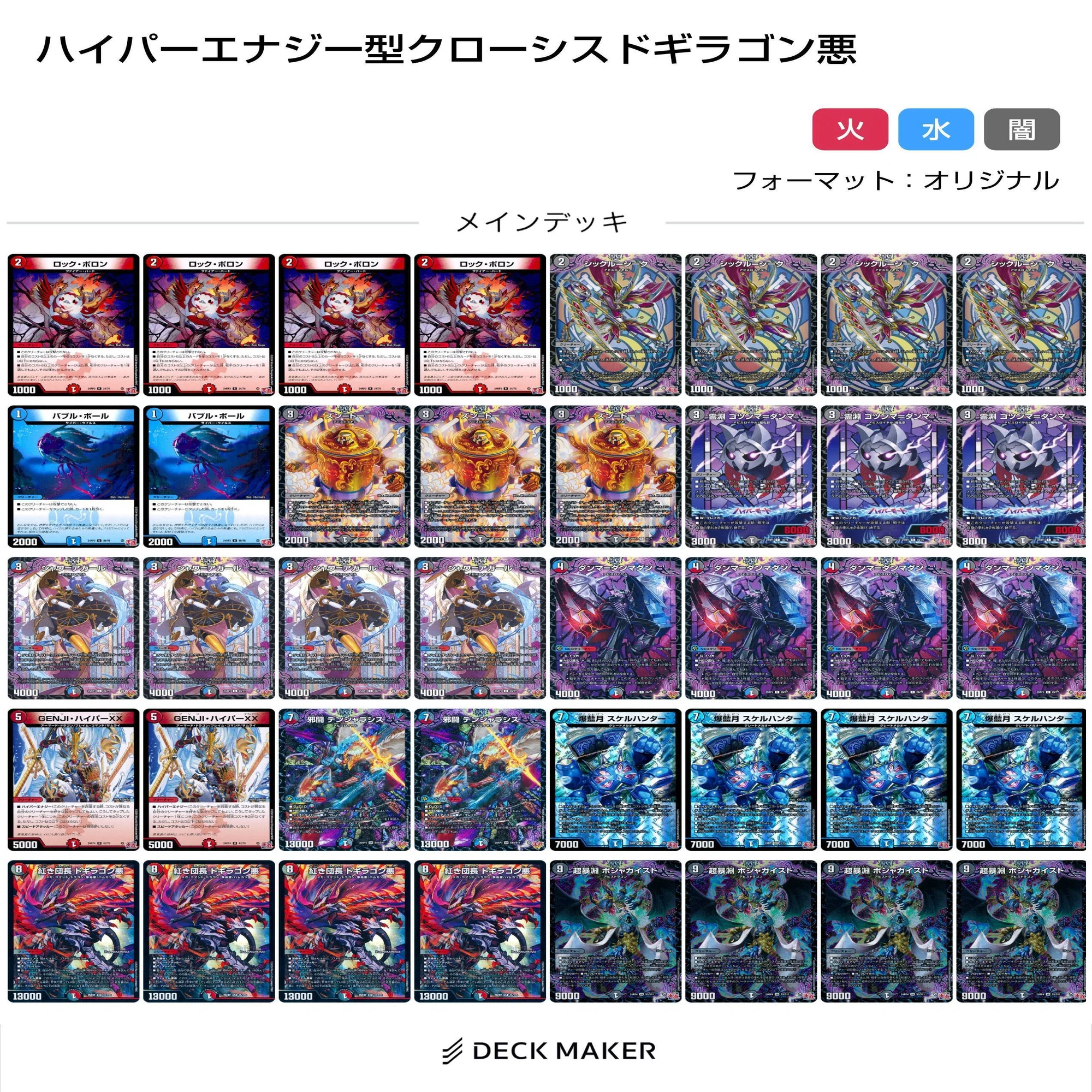 デッキ紹介】ハイパーエナジー型クローシスドギラゴン悪【デュエマ 