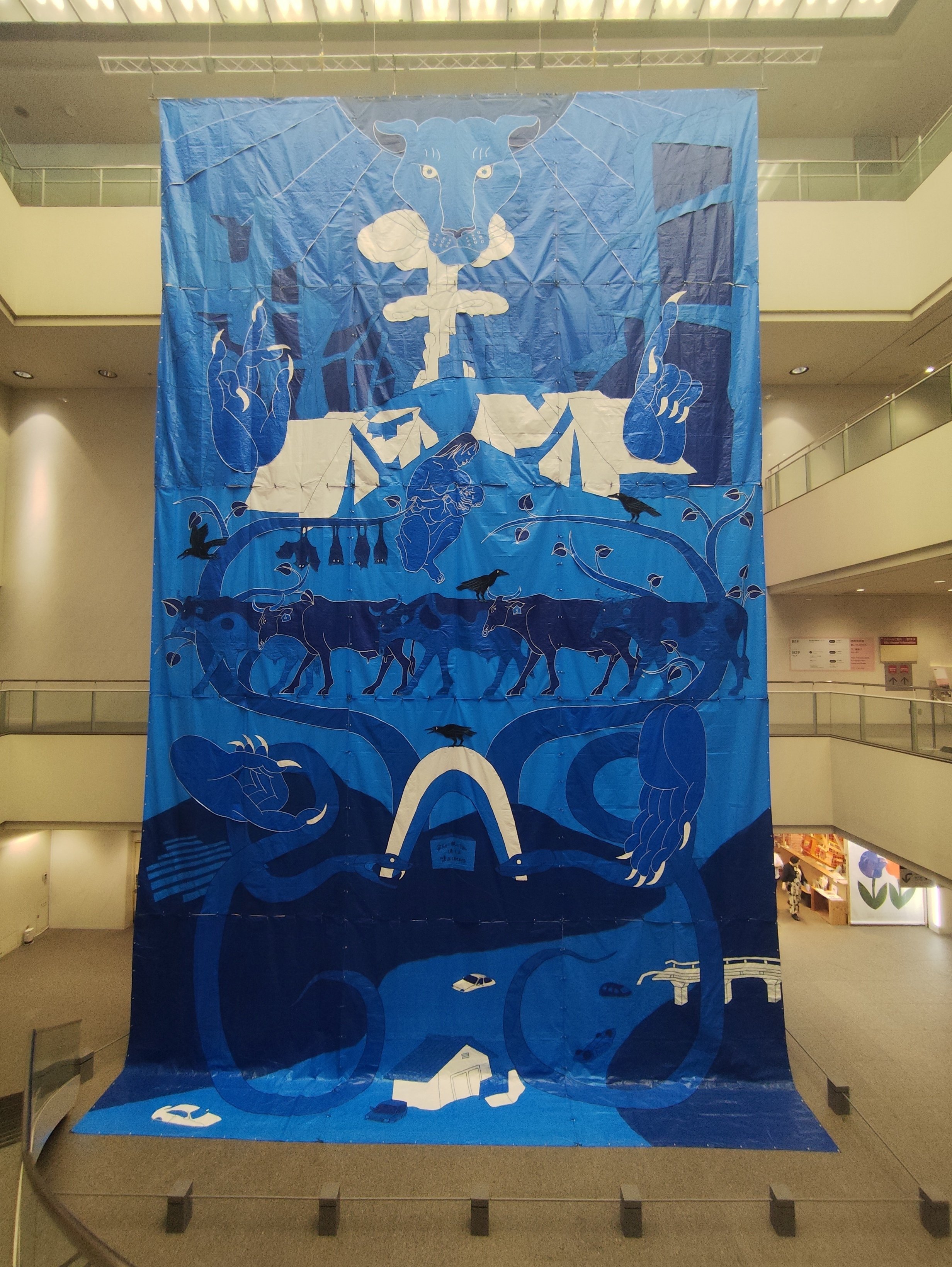 国際芸術祭あいち2025】心に残った“青い獅子”と“クジラの刺繍”｜てち_13