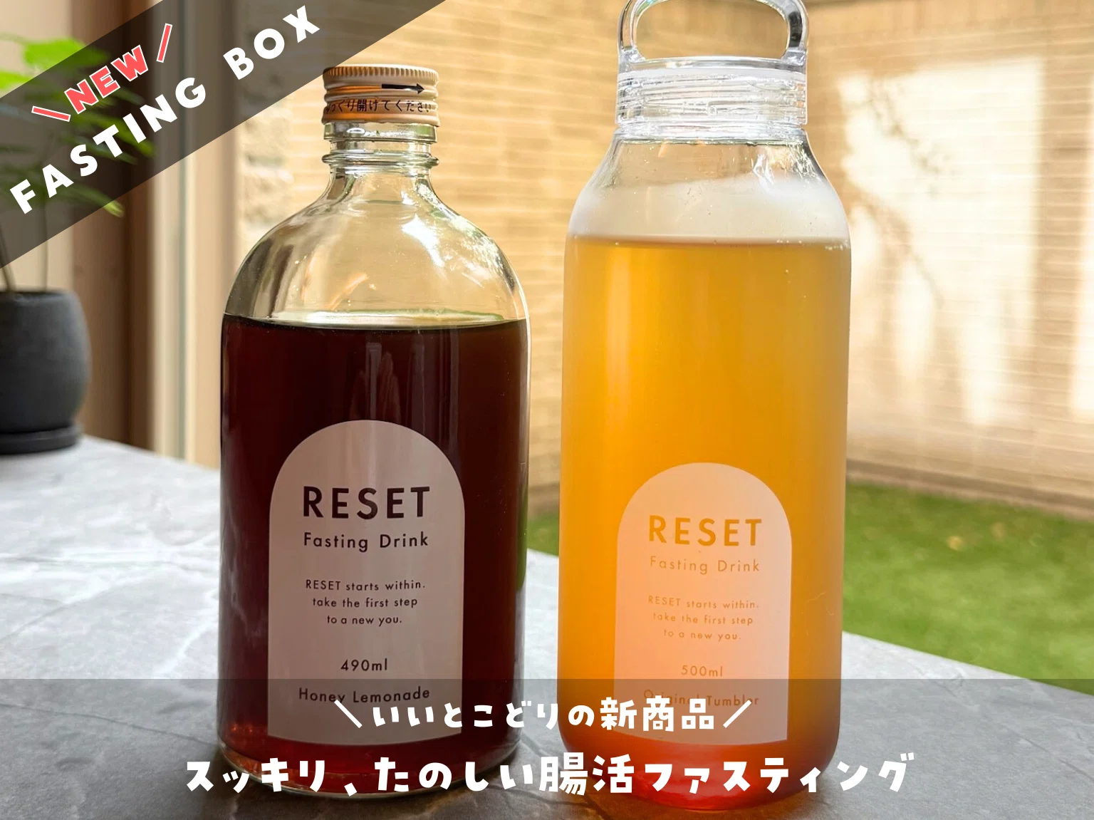 RESET ファスティングドリンク490ml & 梅流しの素 RESET ファスティングドリンク490ml & 梅流しの素 【公式通販】