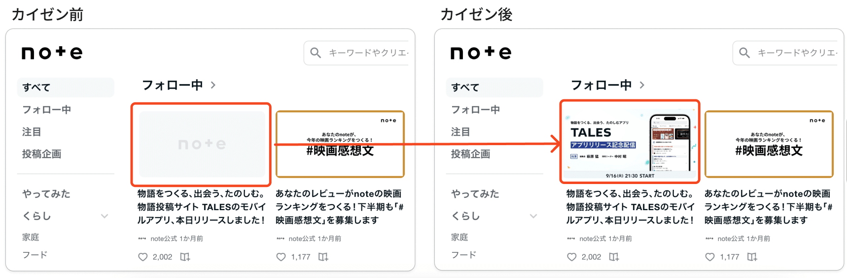 カイゼン前後の違い