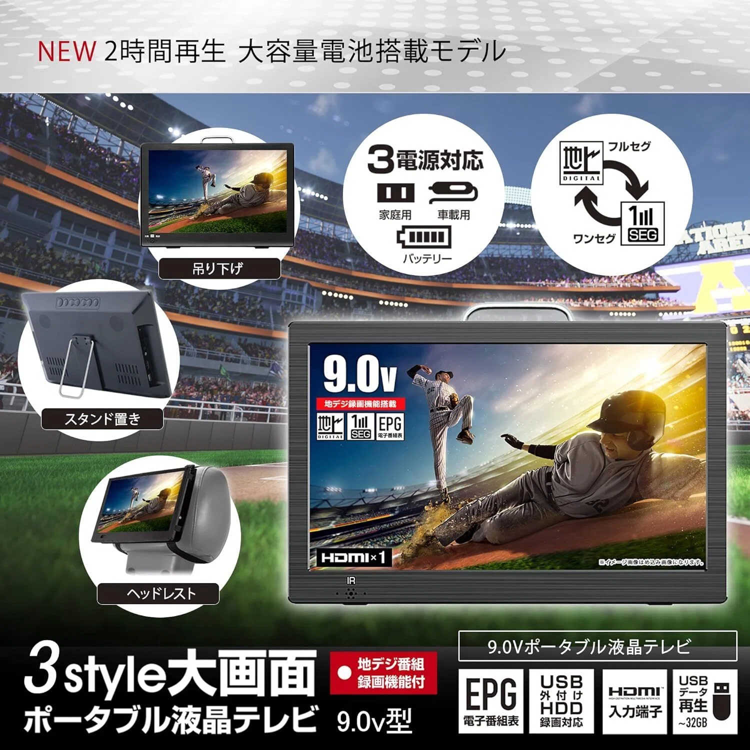Amazon | シャープ 12V型 液晶 テレビ AQUOS 2T-C12AP-W ハイビジョン 