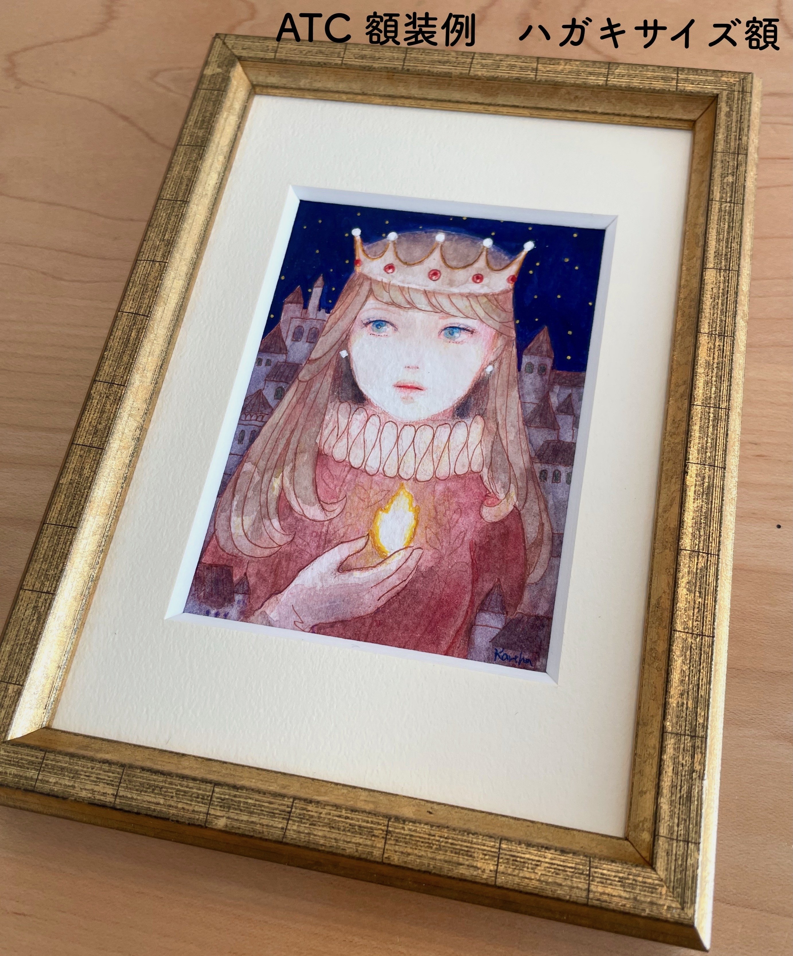 ミニ原画の販売 額あり額なしどっちがいいの？｜枯葉庭園