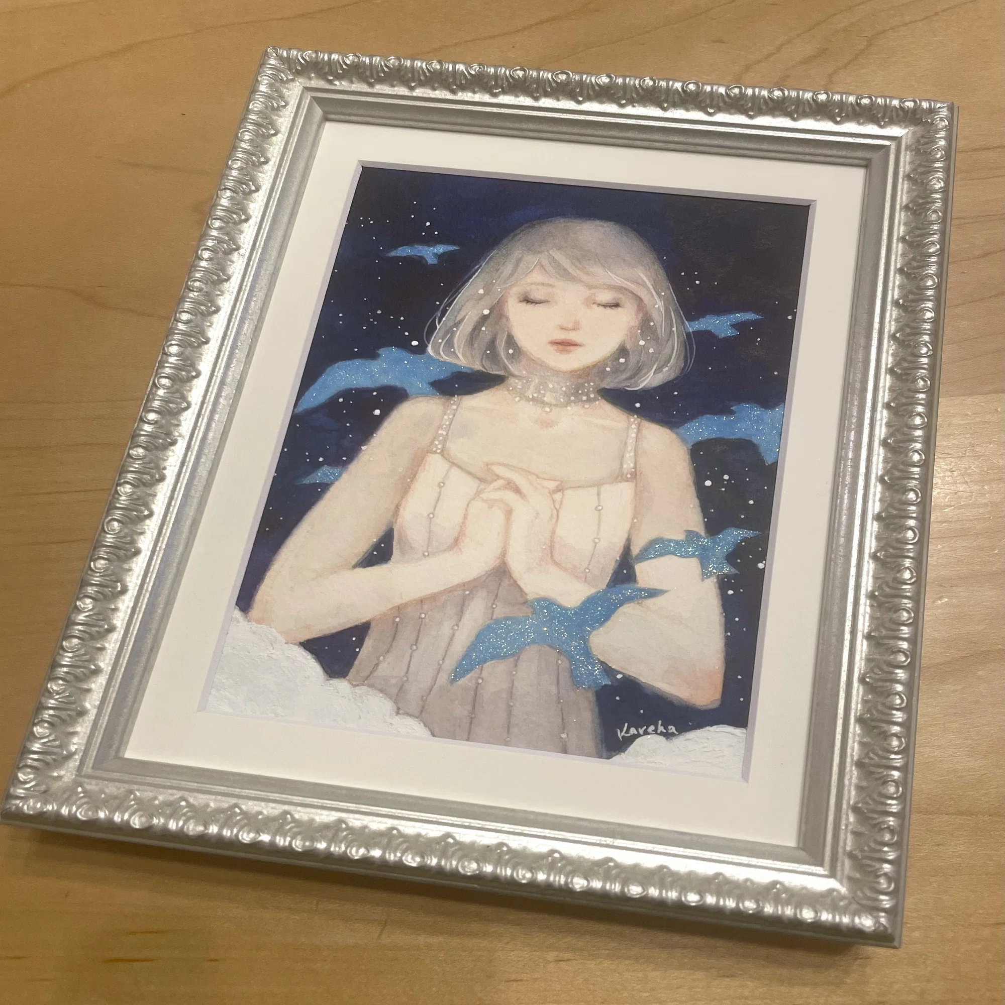 ミニ原画の販売 額あり額なしどっちがいいの？｜枯葉庭園