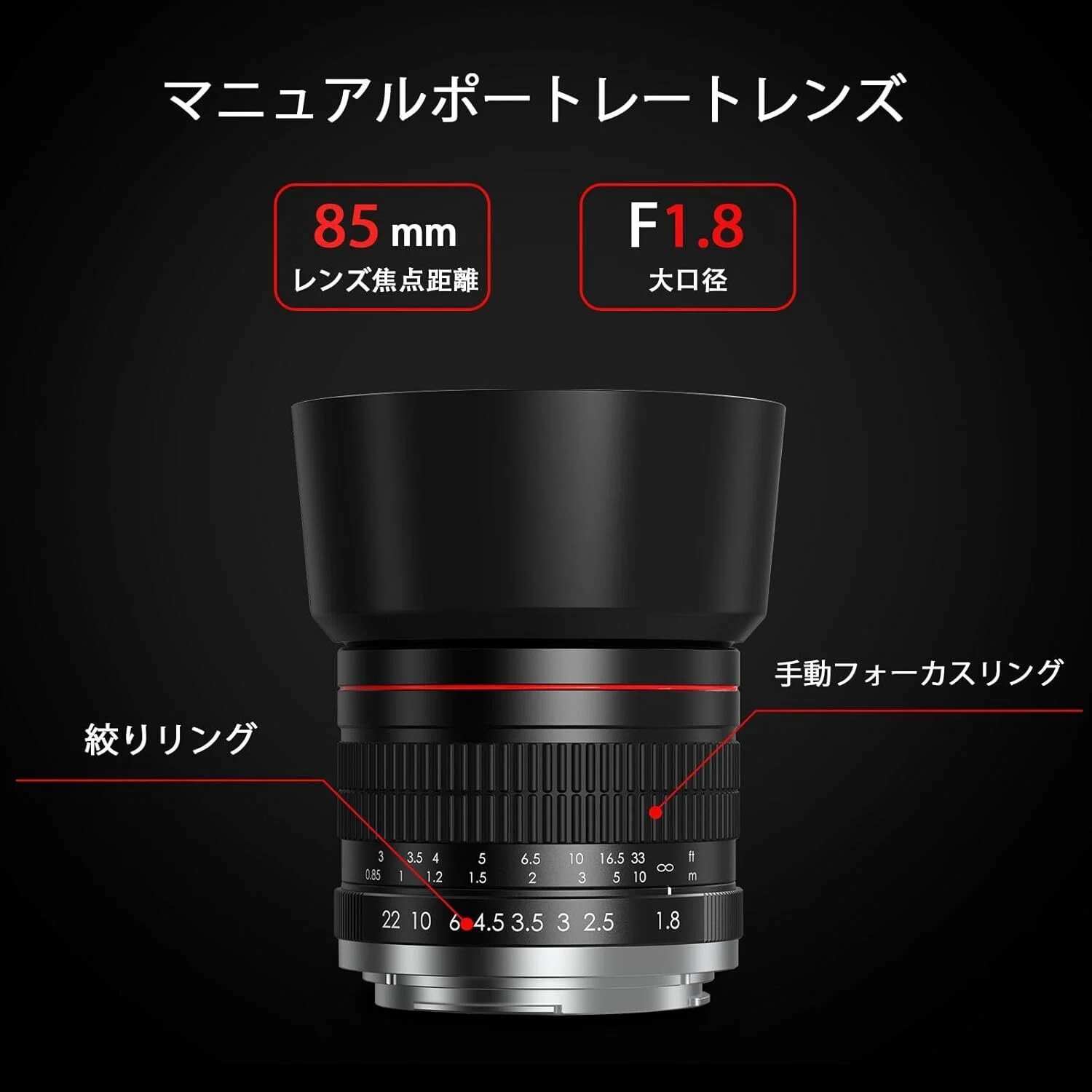 プロ級のポートレートが撮れる！Lightdow 85mm F1.8レンズで写真が