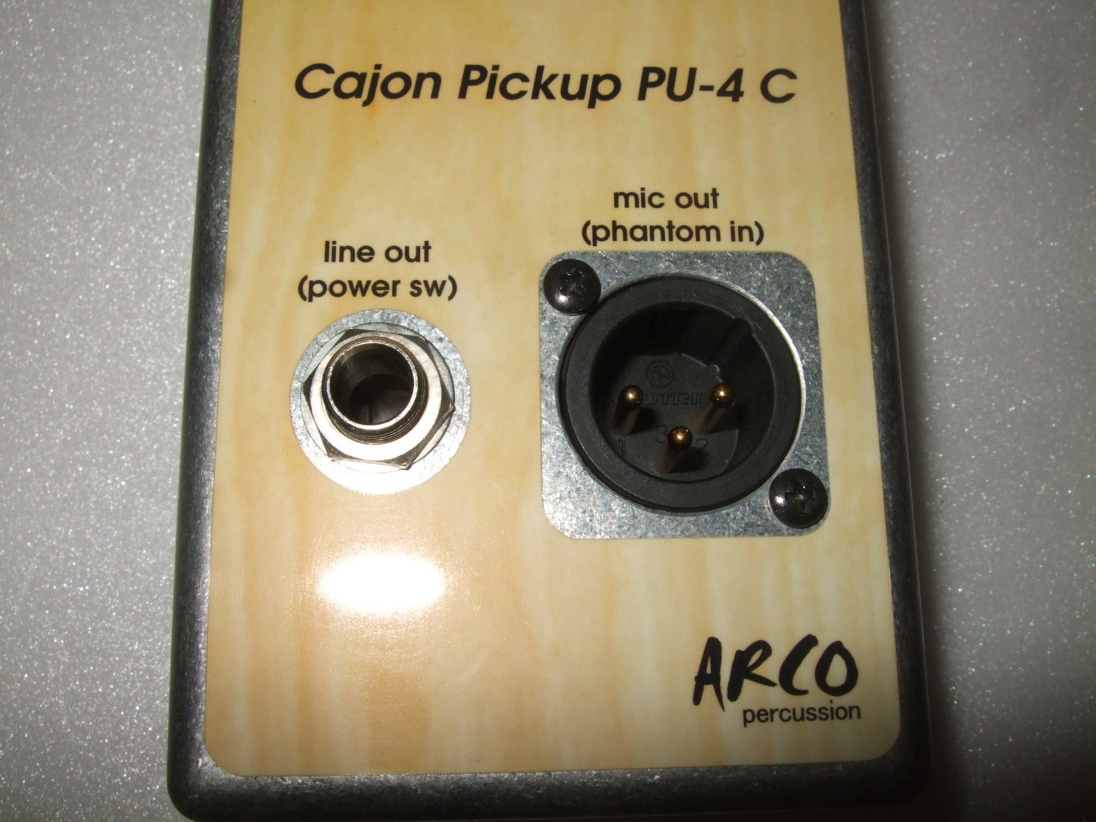 カホン用ピックアップ・マイク(ARCO PU-4C) ARCO カホン・ピックアップ（PU-4C）｜モメドラム