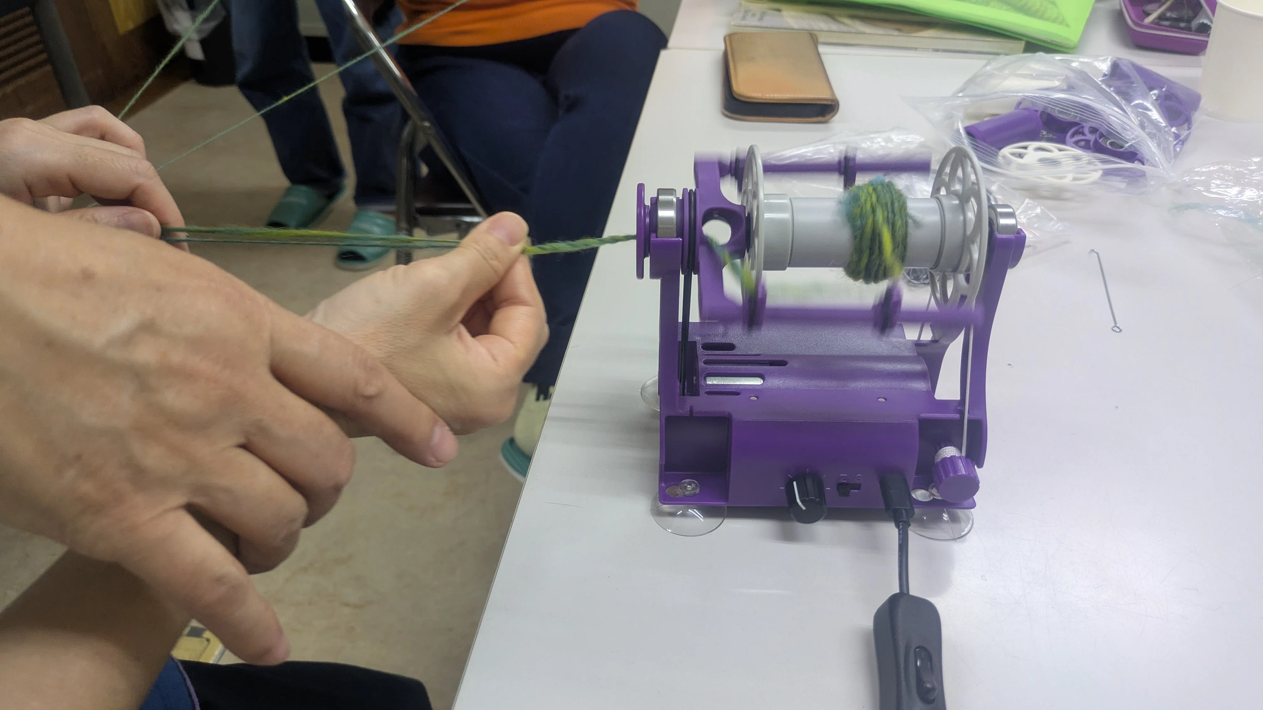 手紡ぎ糸]3Dプリンタ製電動スピナー購入レポート｜mako