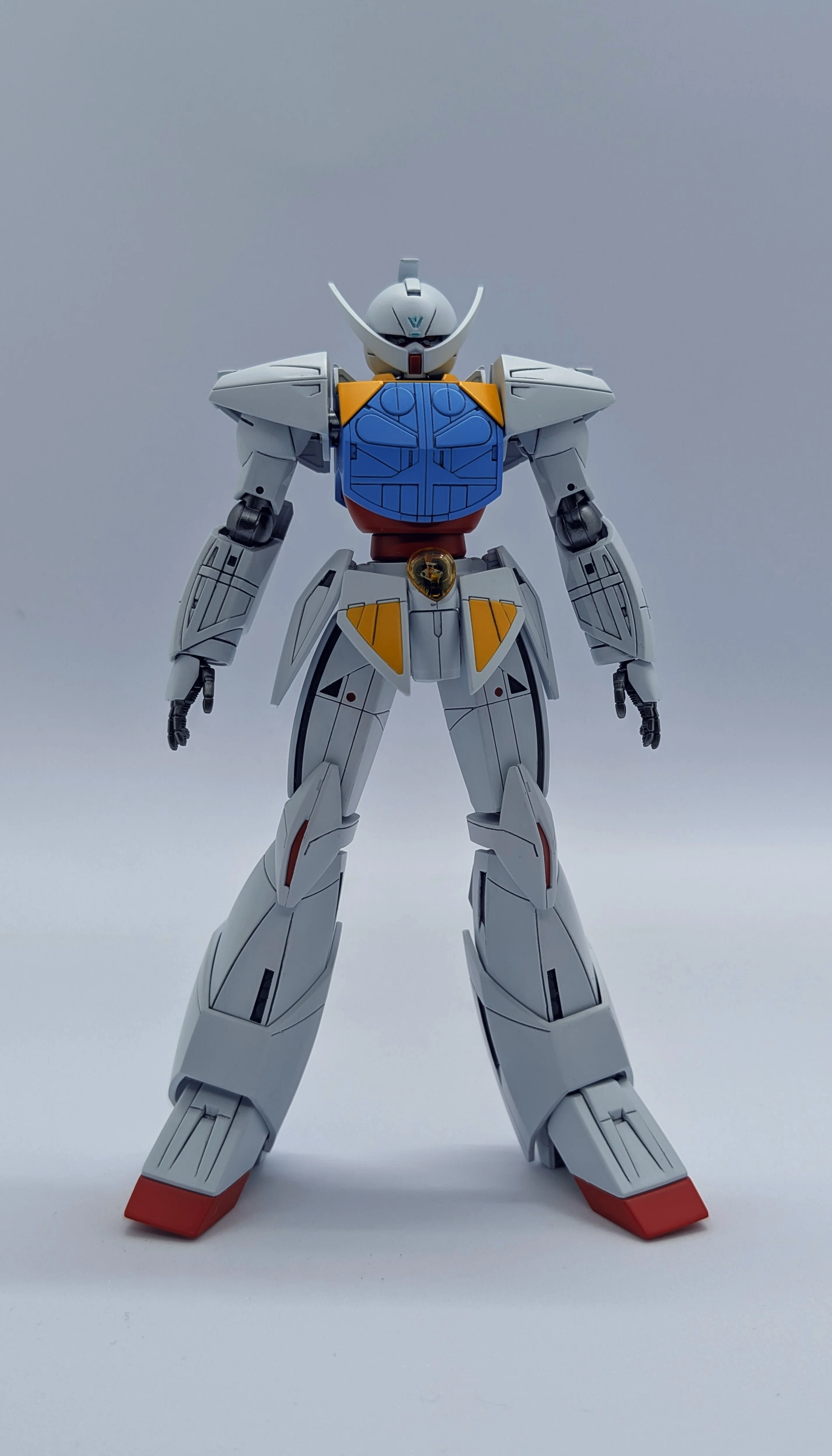 HGCC 1/144 ターンエーガンダム塗装済完成品　自作エフェクト付き HGCC 1/144 ターンエーガンダム 塗装レシピ｜プラmodel