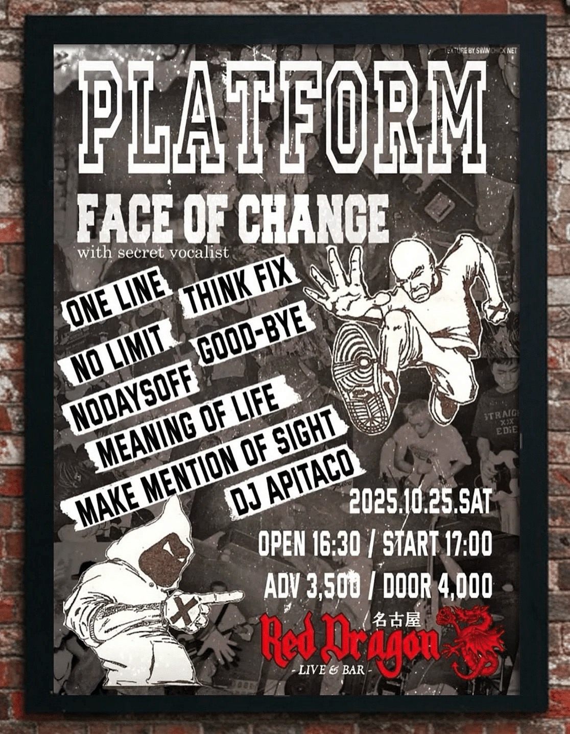 ハードコア不法集会 ポスタージャケット アナログ Amazon.co.jp: LP