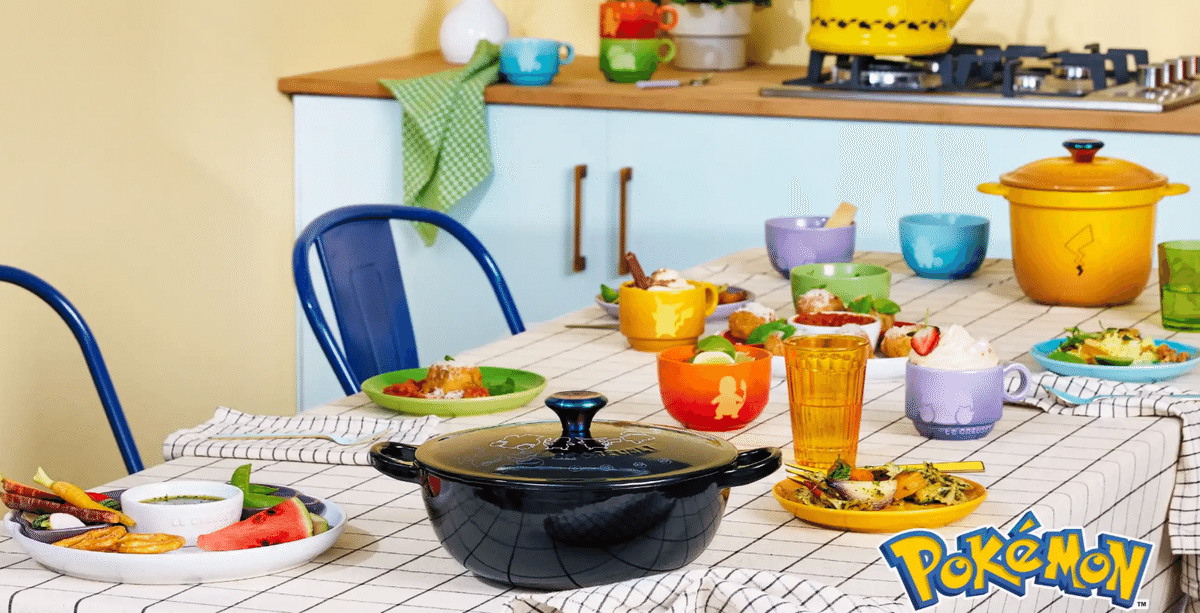 新品未使用 限定品 ルクルーゼ ポケモン プレート　コラボ LE CREUSET ル・クルーゼ」×「ポケモン」第1弾は“ピカチュウ色の鋳物